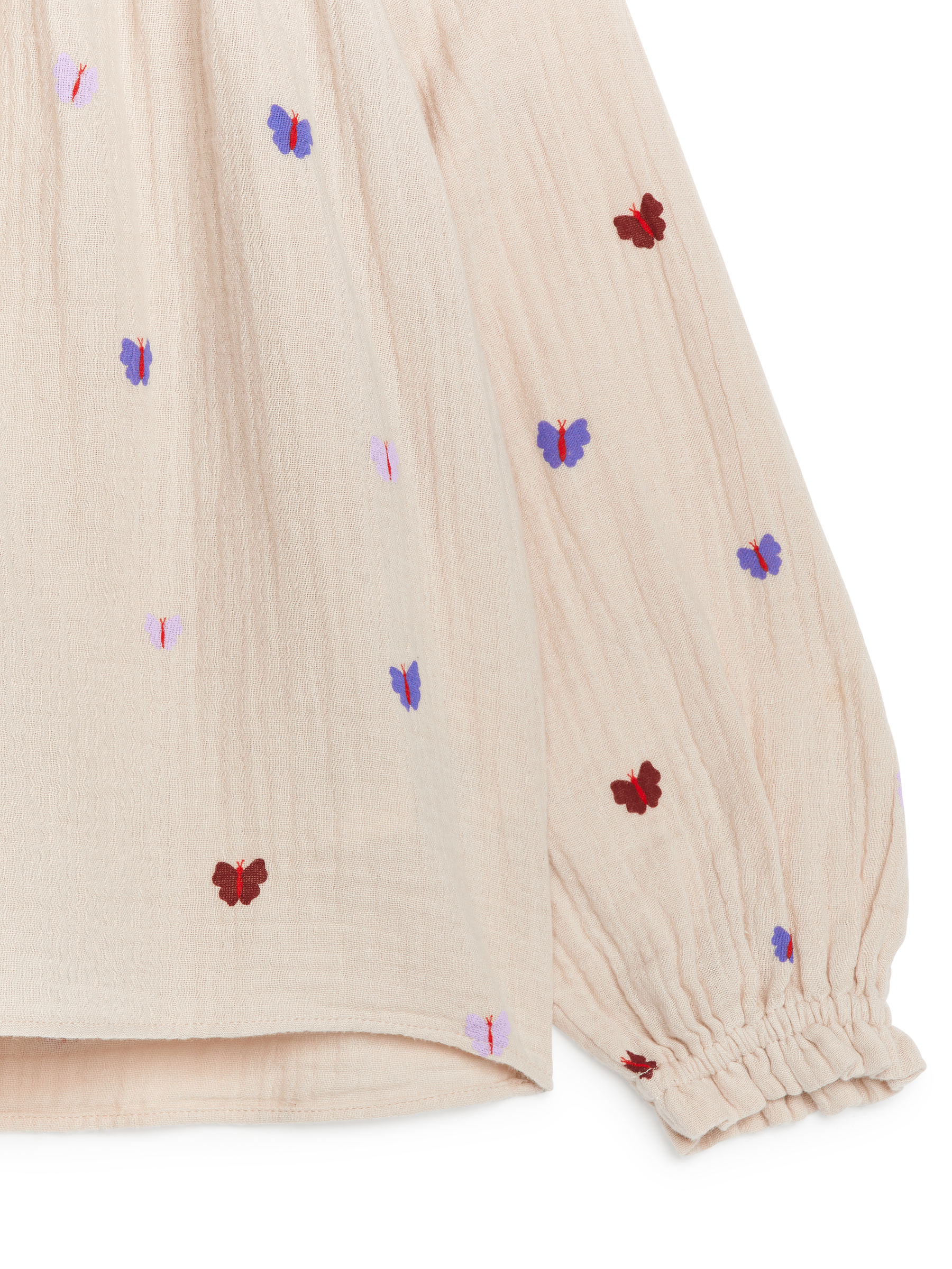 Rüschenbluse - Beige/Schmetterlinge - Regular Fit - Kinder - StillMedia/DescriptiveDetail - 3