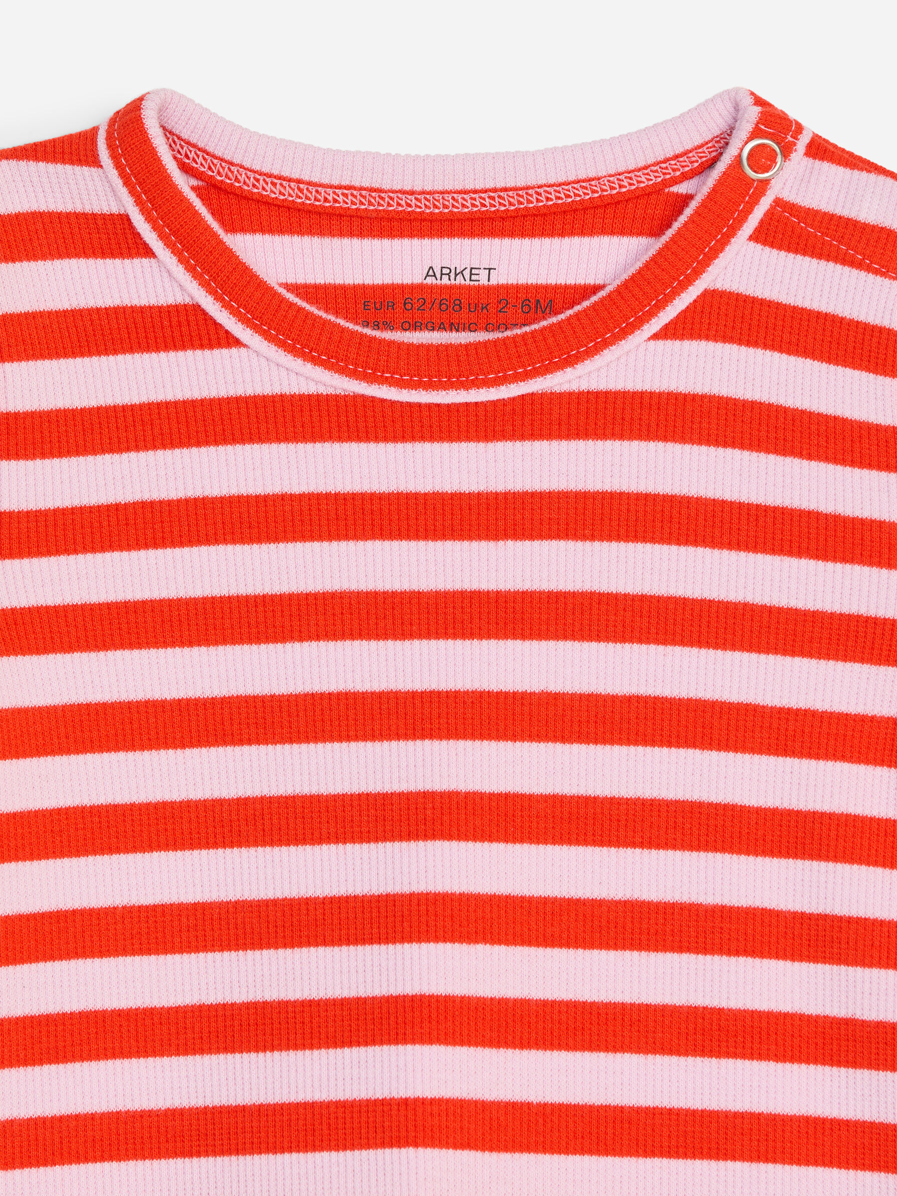 Ribbed Long-Sleeve Bodysuit - Pink/Red - Children - StillMedia/DescriptiveDetail - 1