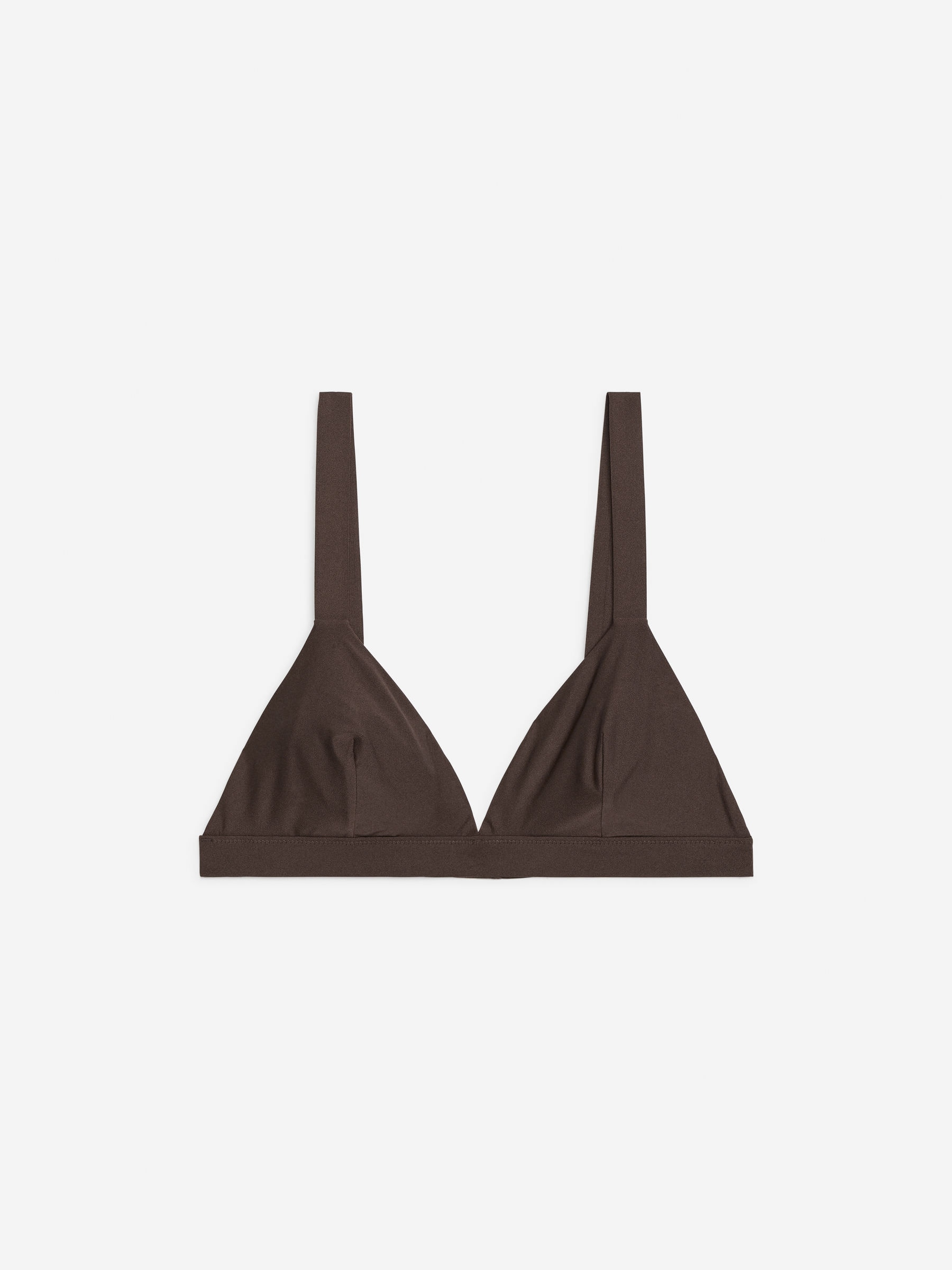 Soft Triangle Bra-Brown-11776