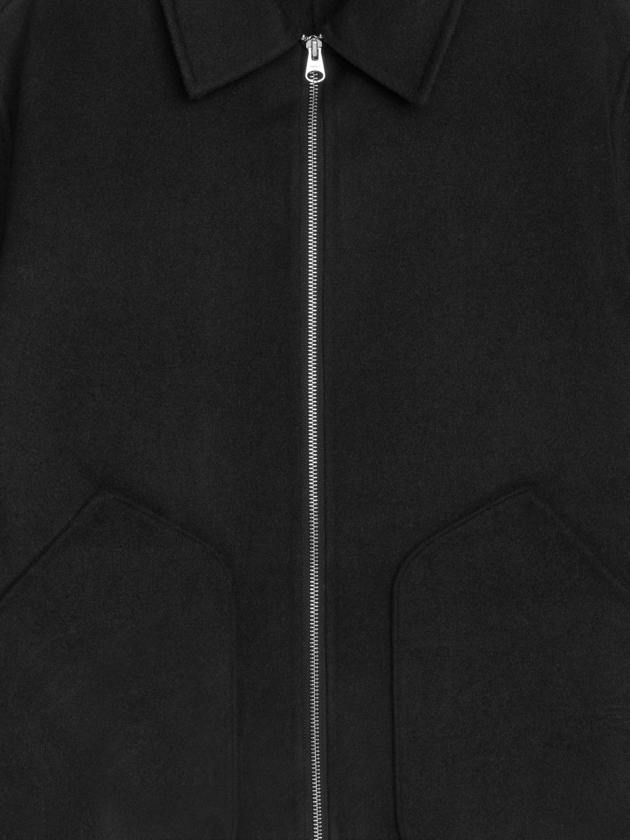 View larger image: Short Double-Face Wool Jacket - Black - Men | H&M GB 2