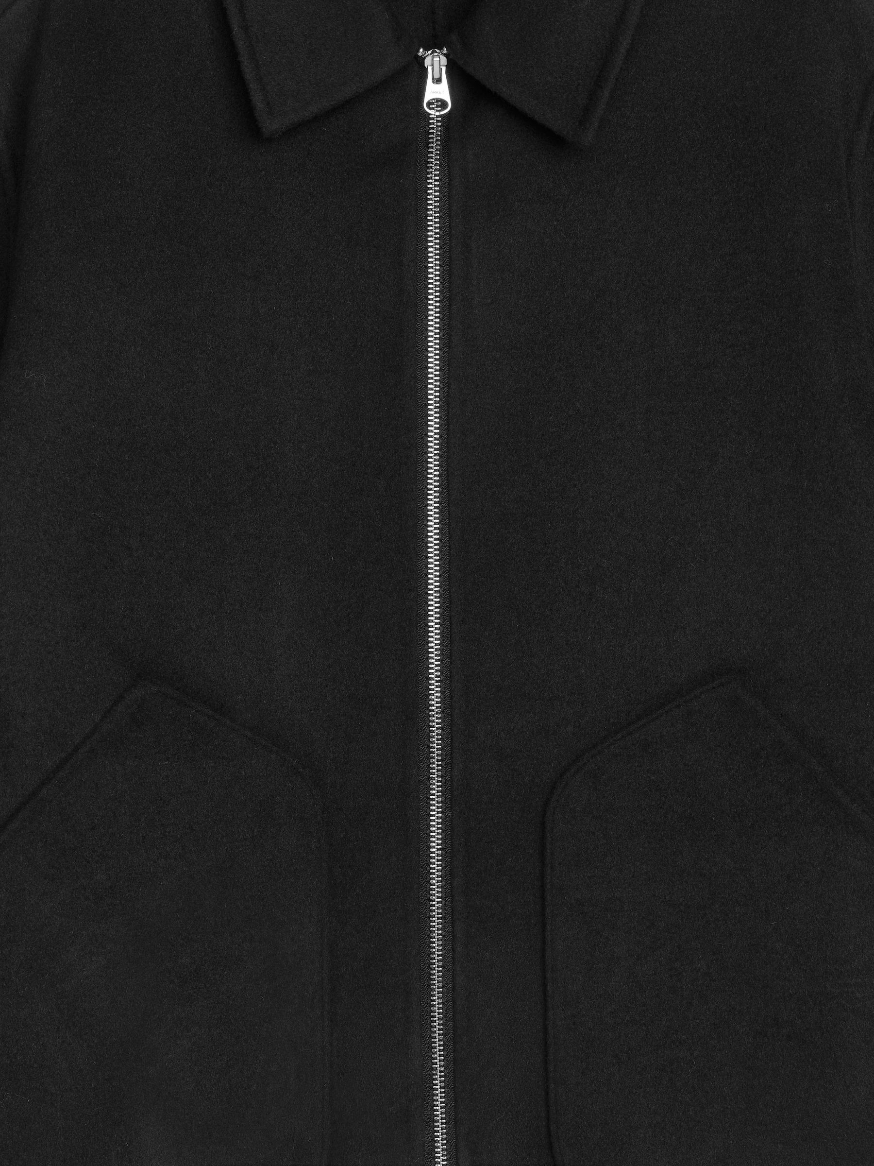 Short Double-Face Wool Jacket - Black - Regular fit - Men - StillMedia/DescriptiveDetail - 2