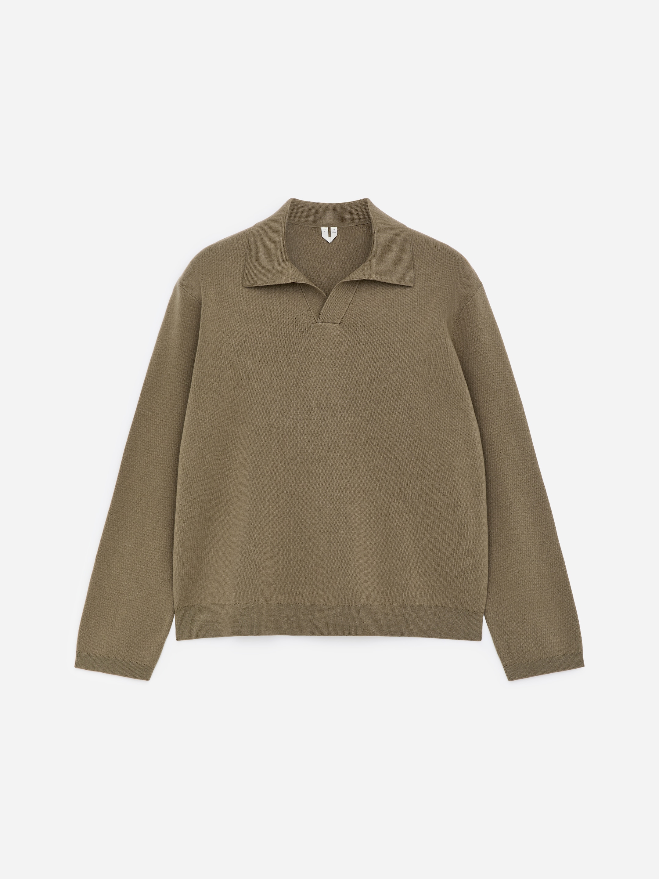 Cotton Silk Blend Polo Shirt-Green-18092