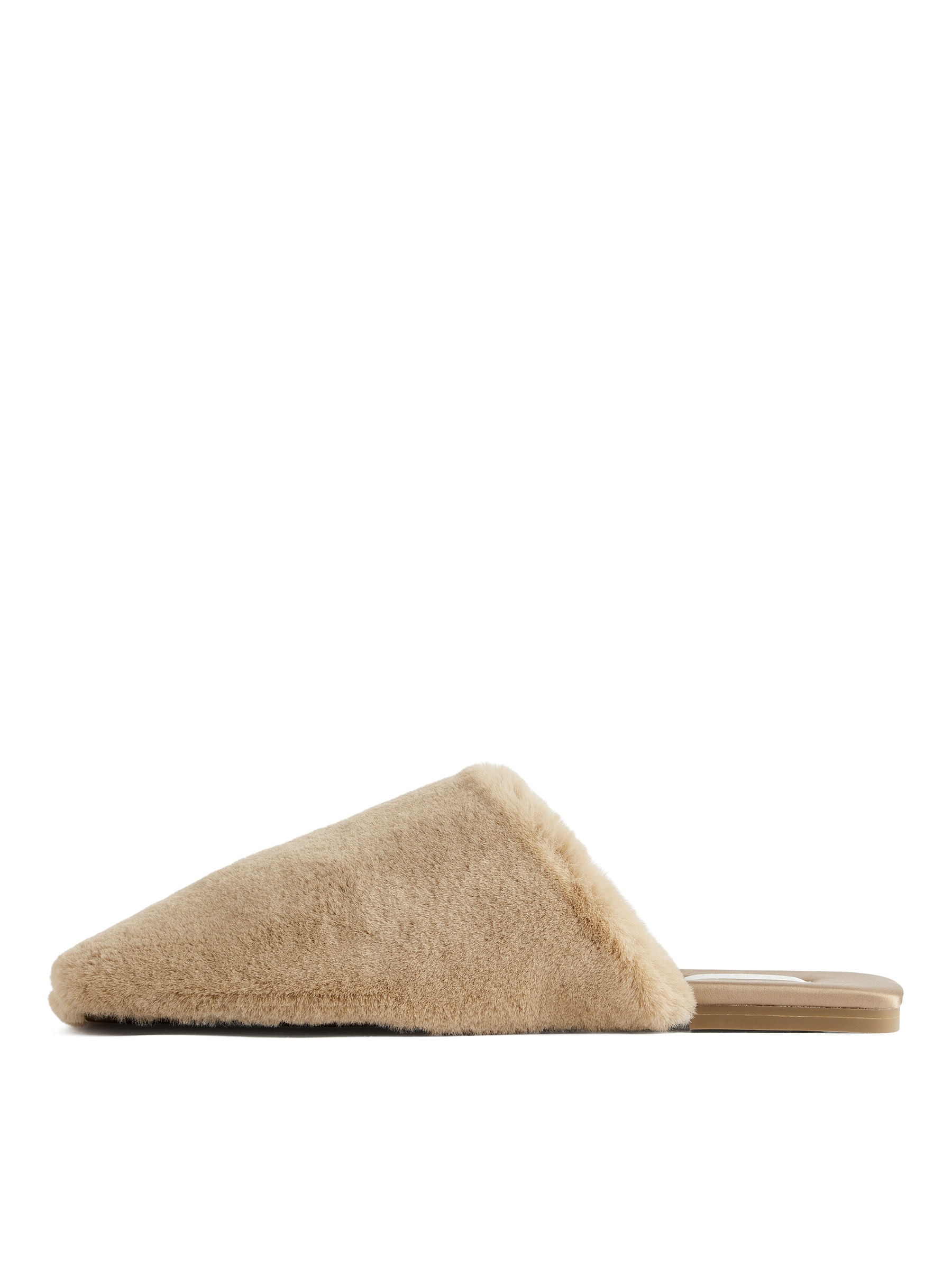 Faux Fur Slippers - Beige - Women - StillMedia/DescriptiveStillLife - 2