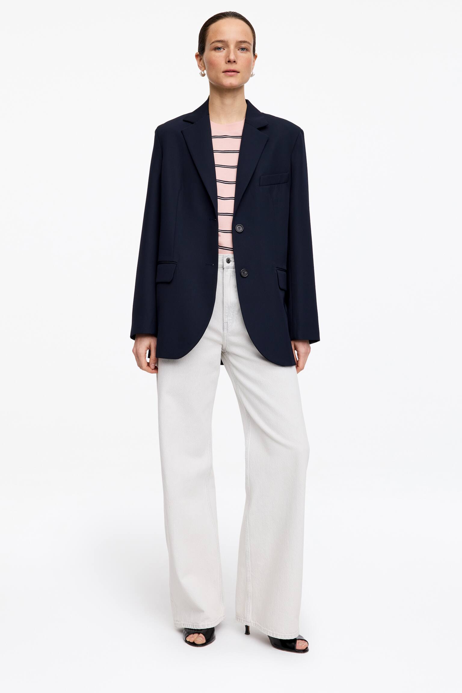 LILY T-shirt - Rosa/lila/Vit/mörkblå/Röd/Mörkblå/Vit/Svart/Blå/vit/Grå/Melange/Röd/vit/Rosa - 6