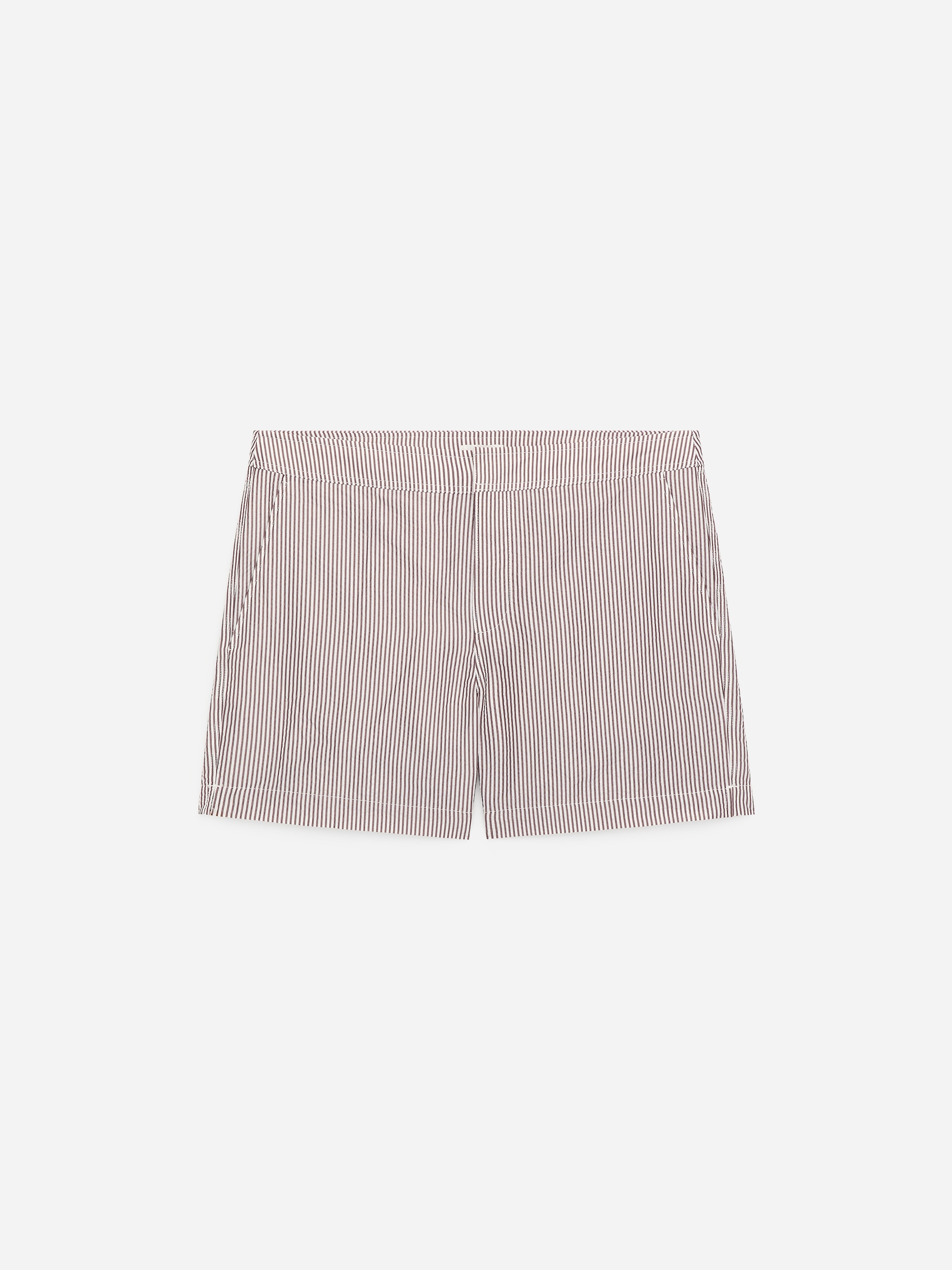 Seersucker Swim Shorts-Purple-18901