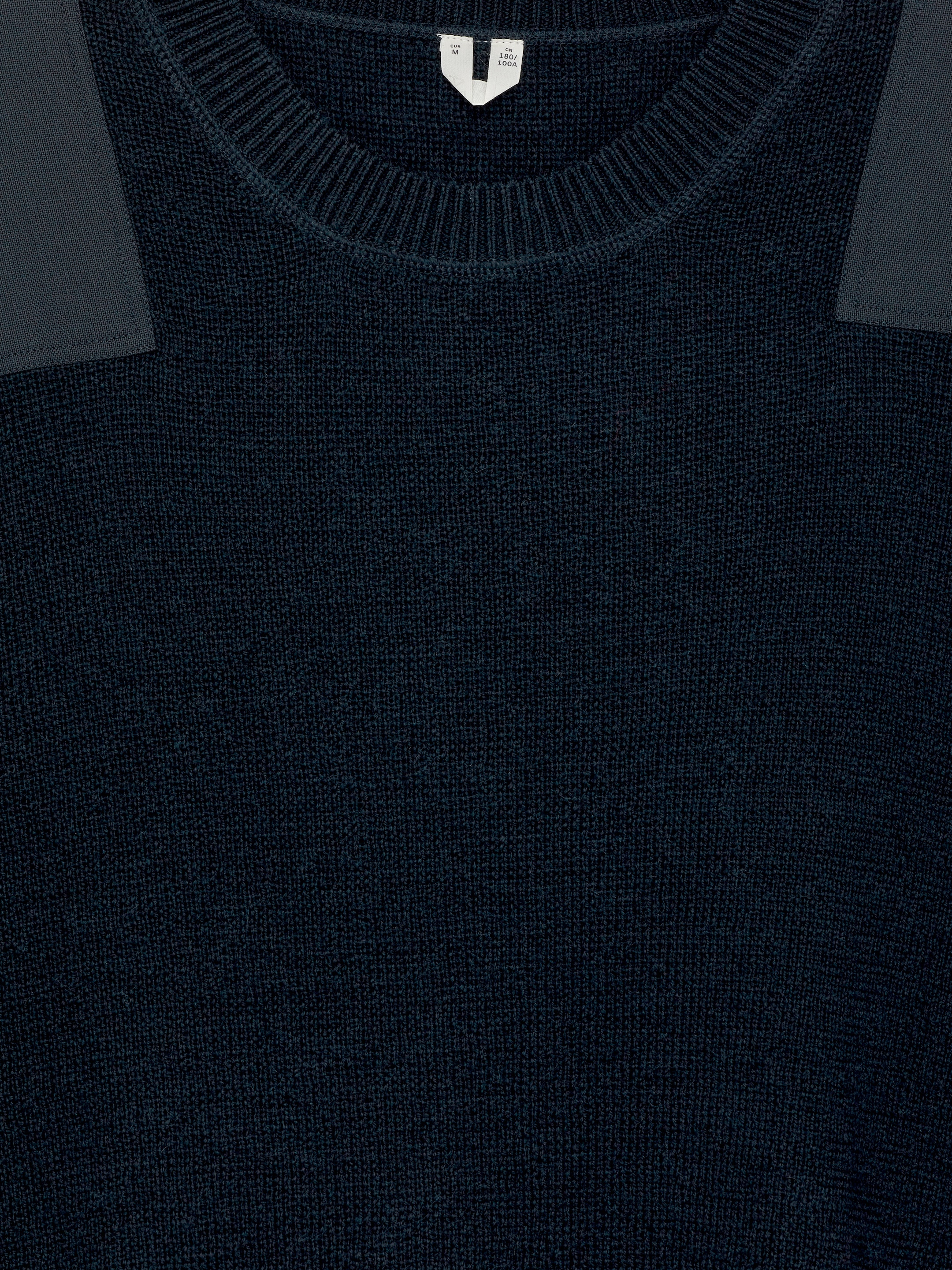 Wollpullover mit Patches - Dunkelblau - Regular Fit - Herren - StillMedia/DescriptiveDetail - 2