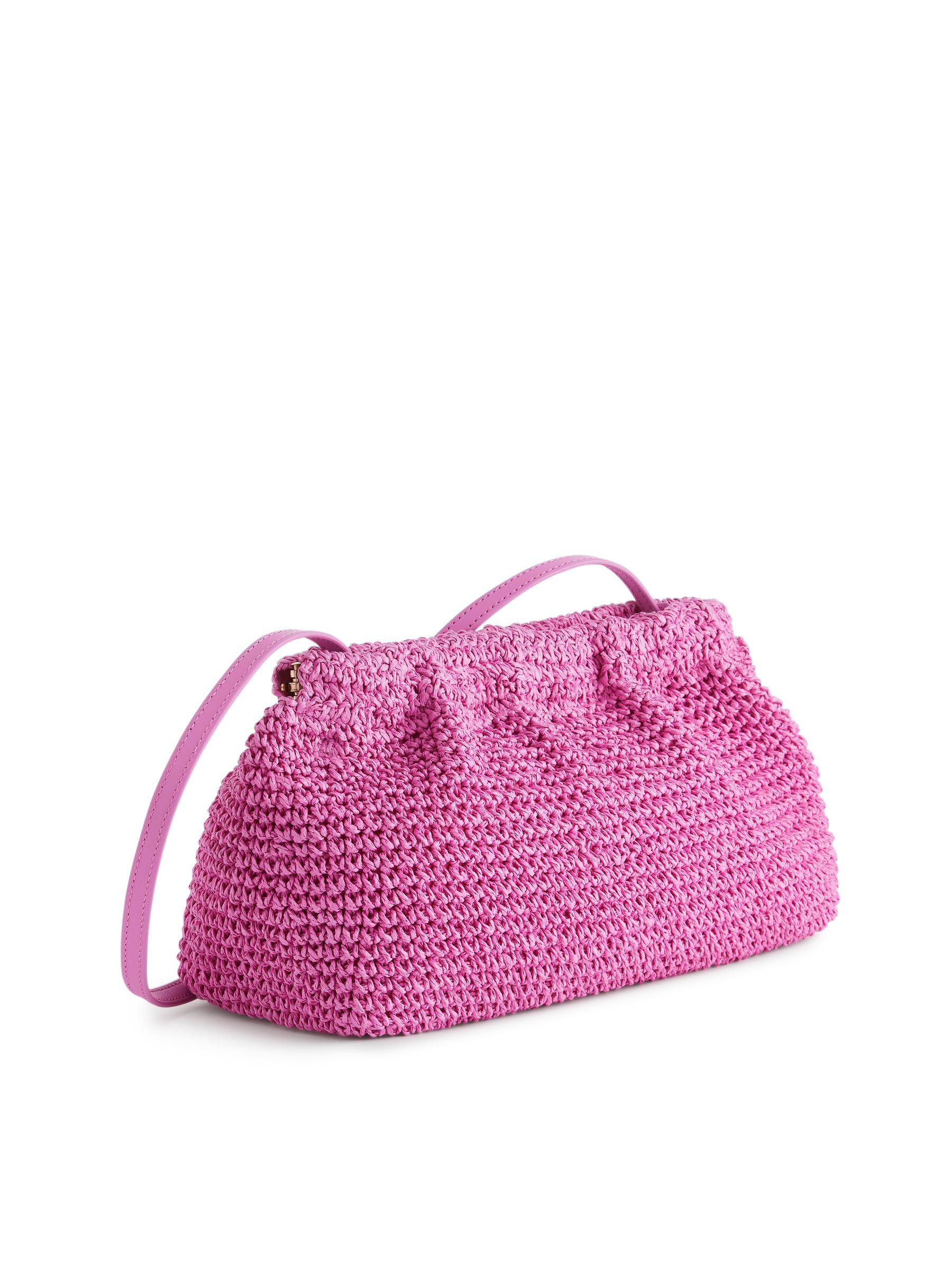 Straw Clutch - Pink - Women - StillMedia/DescriptiveStillLife - 3