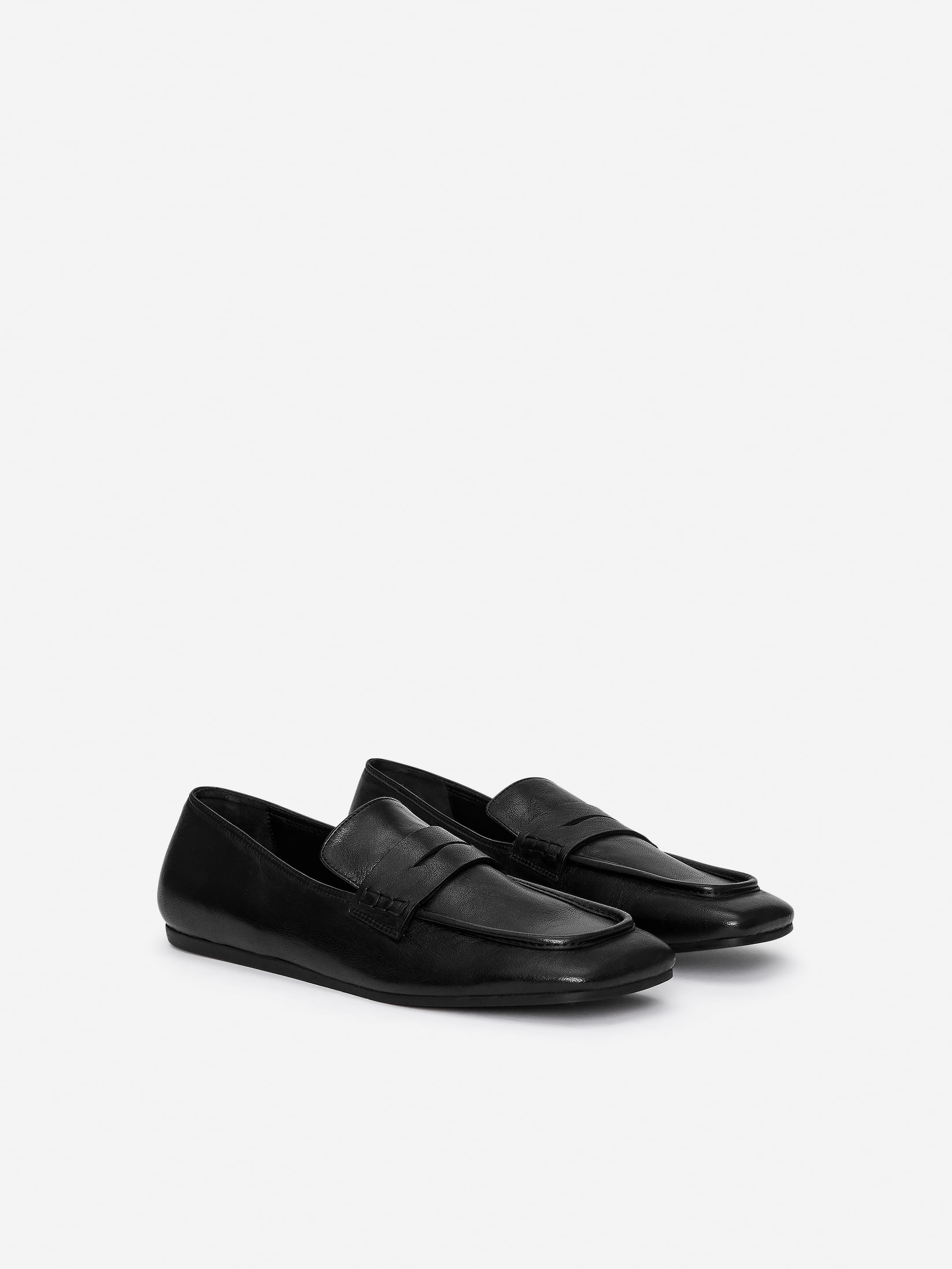 Vis større bilde: Loafers av lær - Svart - DAME | H&M NO 4