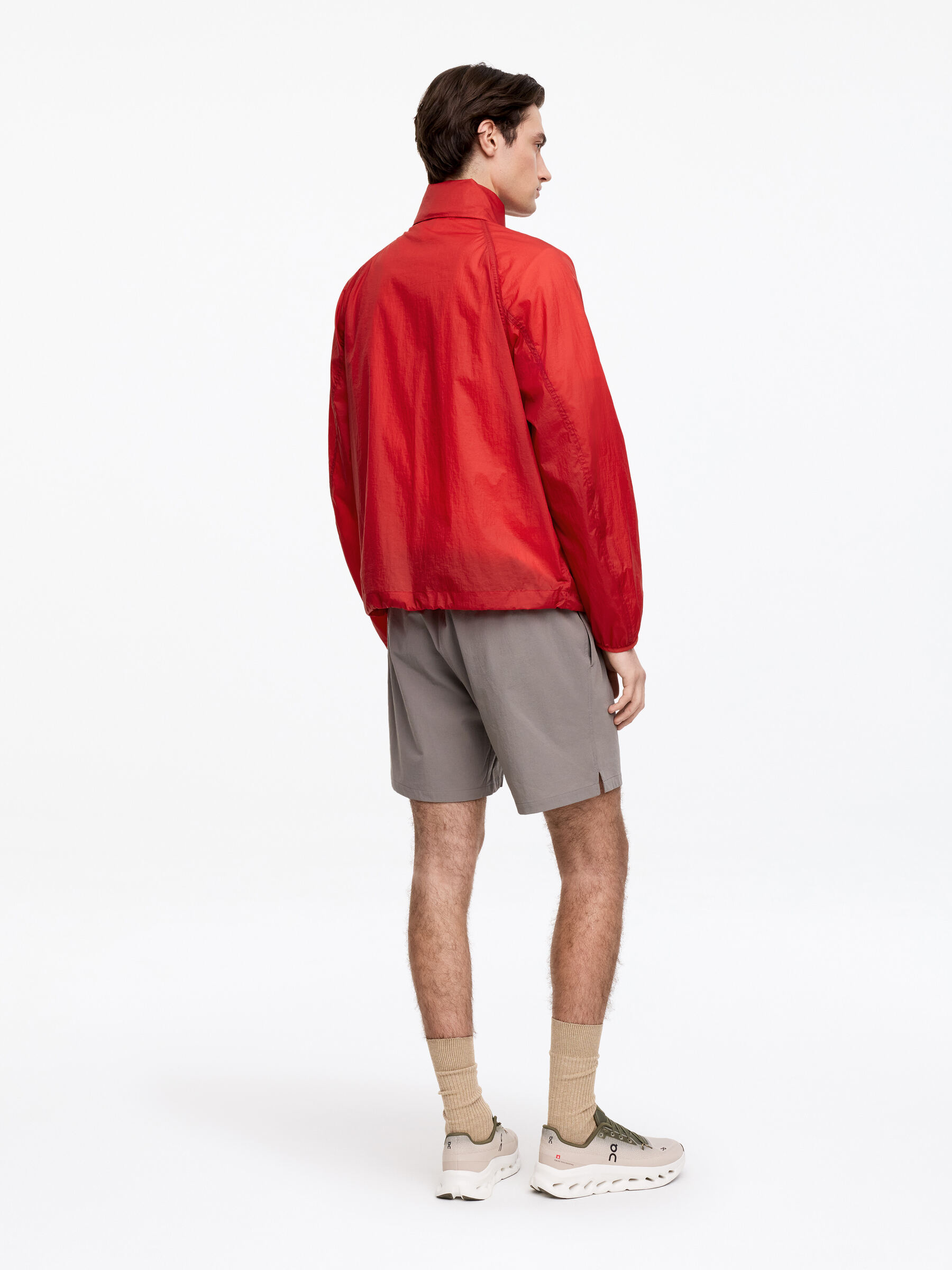 Minimalistischer Windbreaker - Rot - Regular Fit - Men - StillMedia/Lookbook - 2