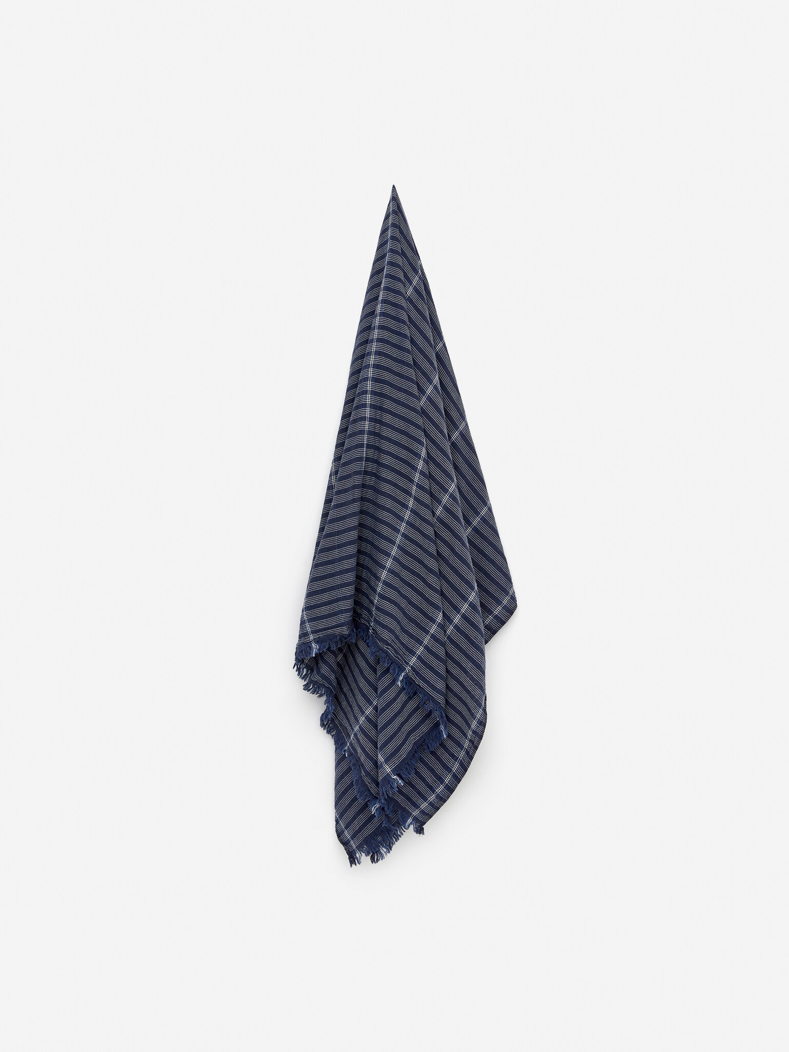Coperta in cotone - Blu - 1