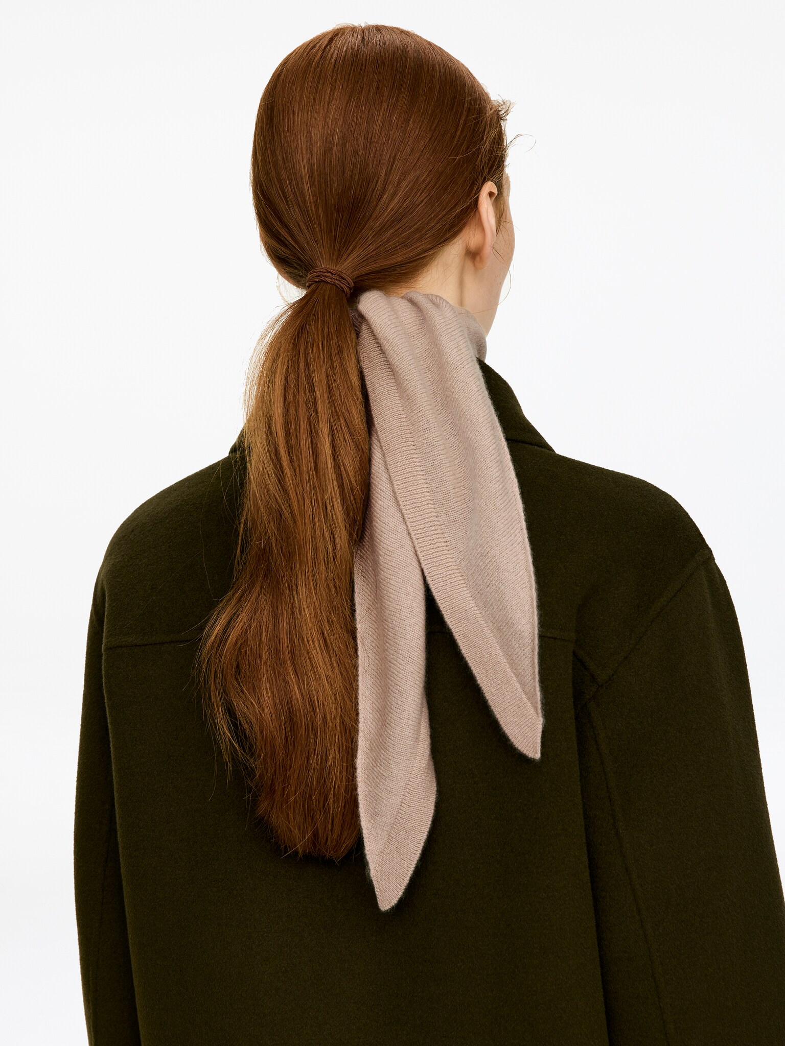 Schal aus Kaschmir - Beige