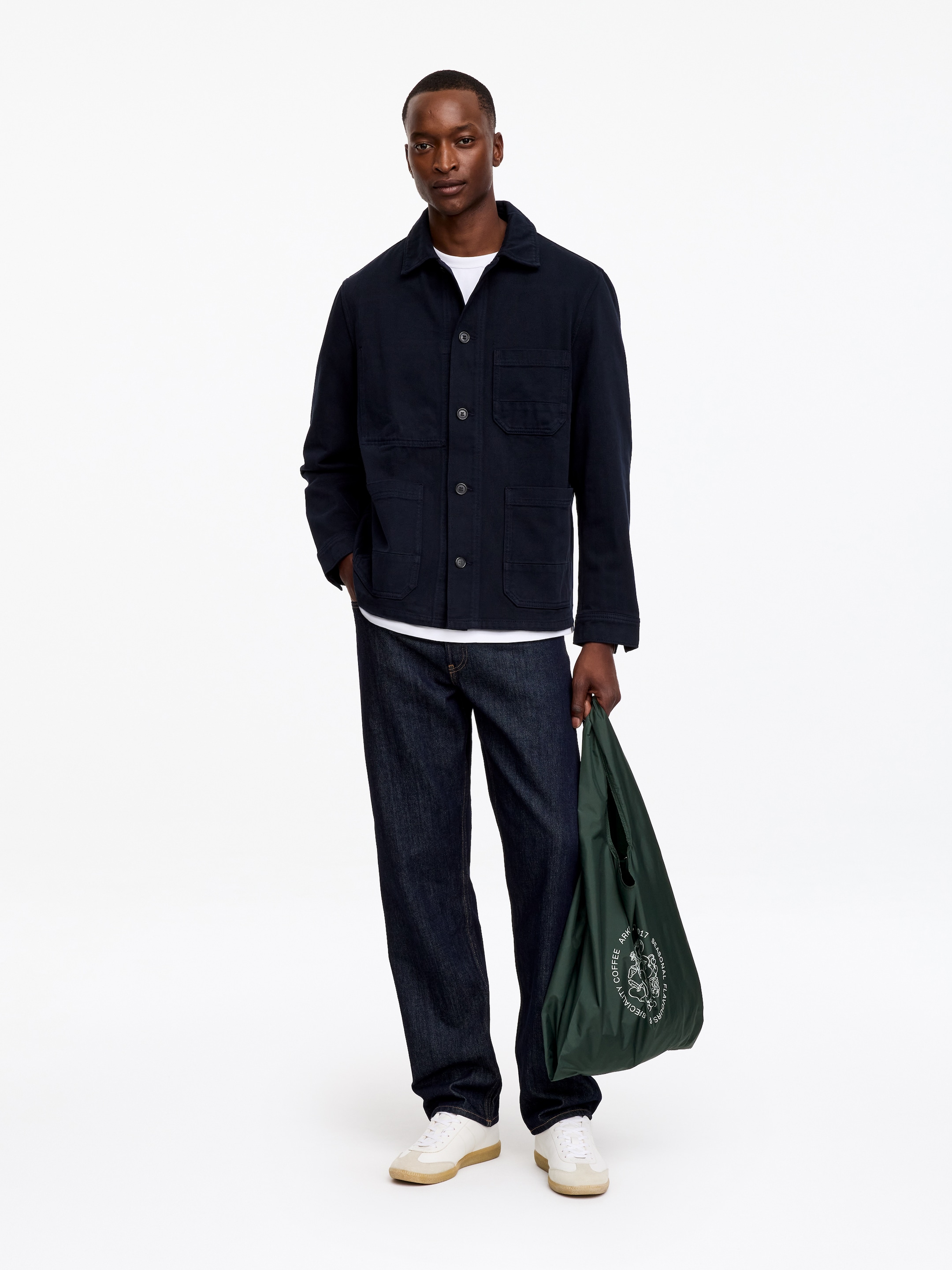 ARKET CAFÉ Packable Tote - Dark Green - Café - StillMedia/Lookbook - 11