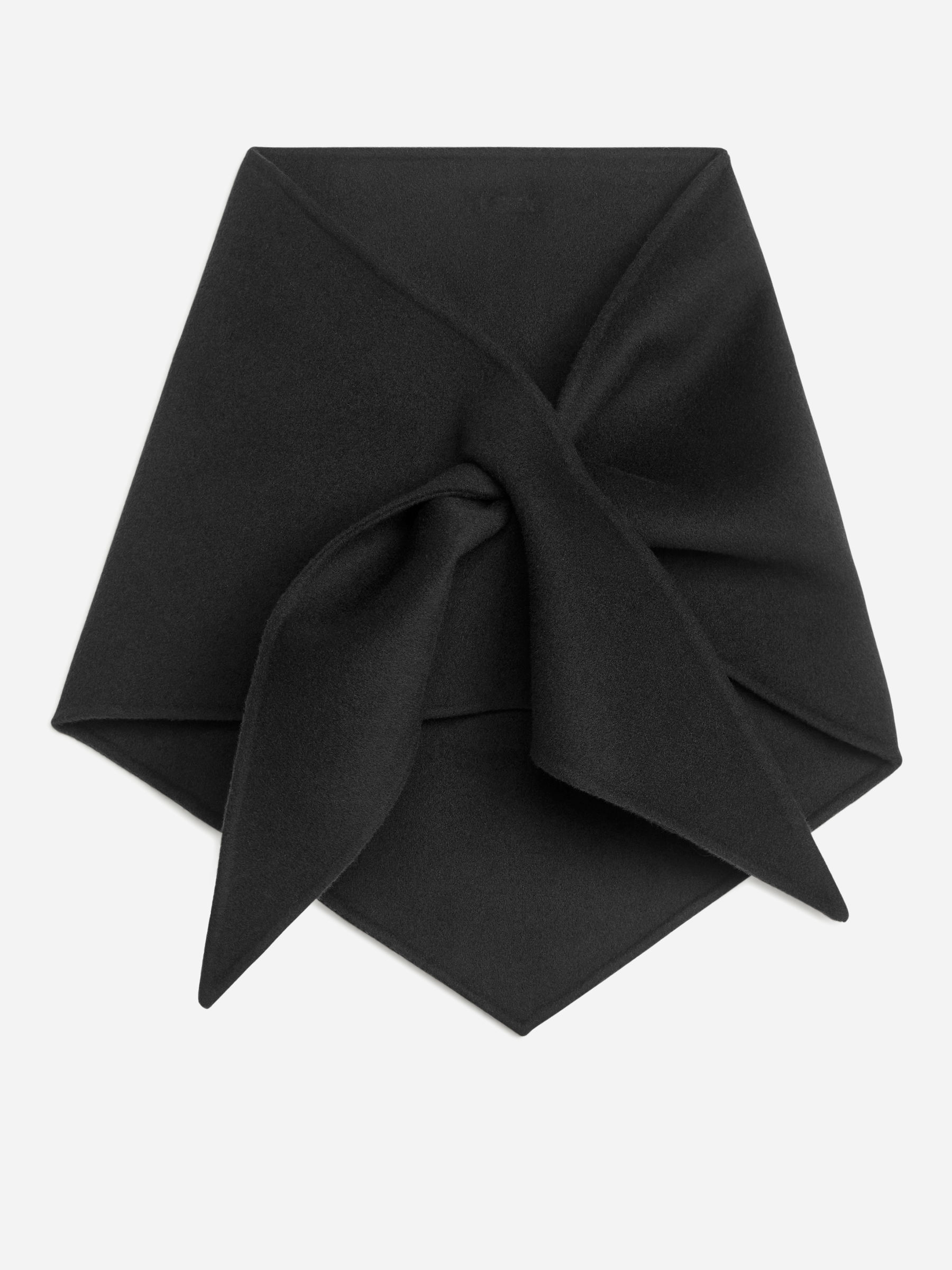 Bufanda triangular de lana - Negro - Women - StillMedia/DescriptiveStillLife - 3