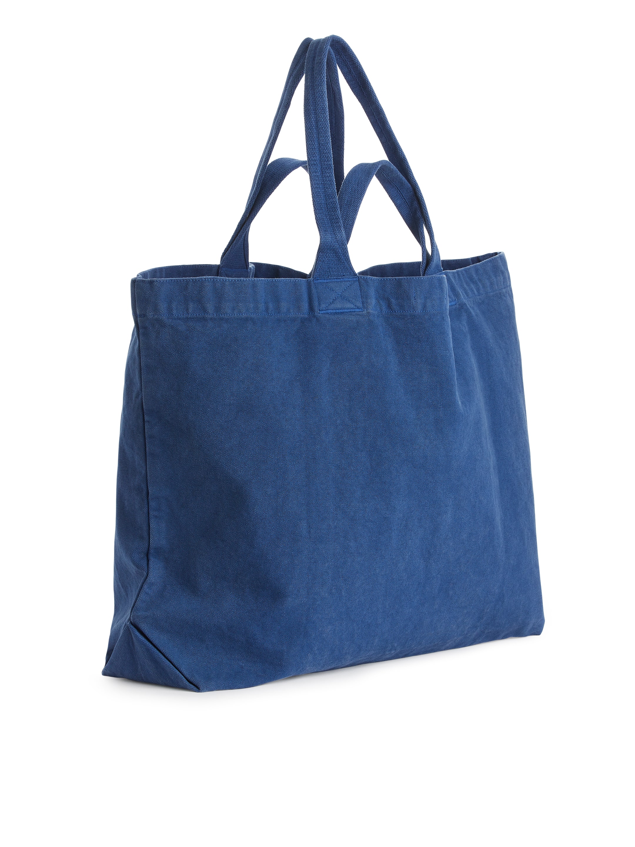 Cotton Canvas Bag - Blue/Garment-Dyed - Men - StillMedia/DescriptiveStillLife - 3
