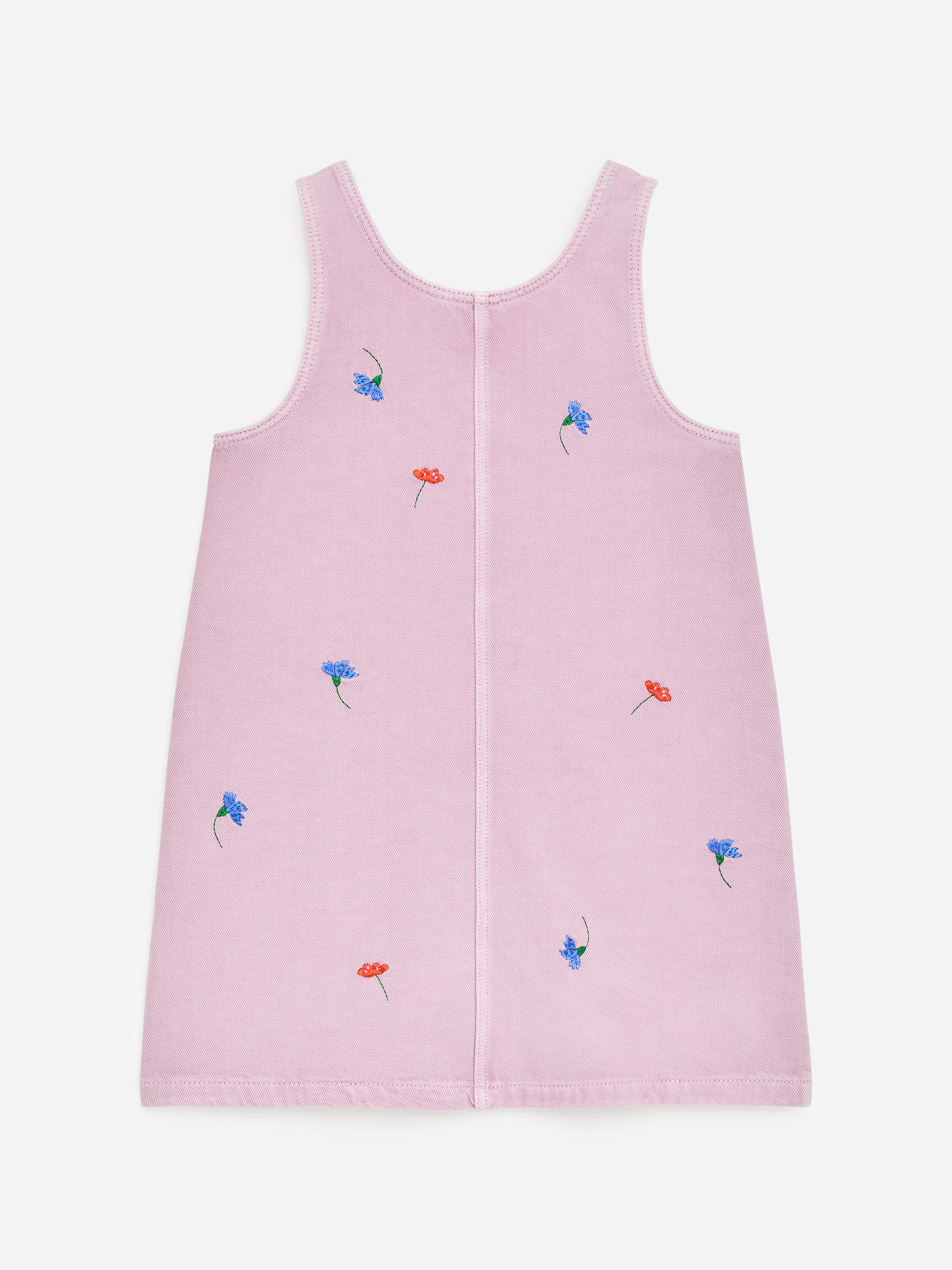 Vestido denim bordado - Lila - Corte estándar - Children - StillMedia/DescriptiveStillLife - 3