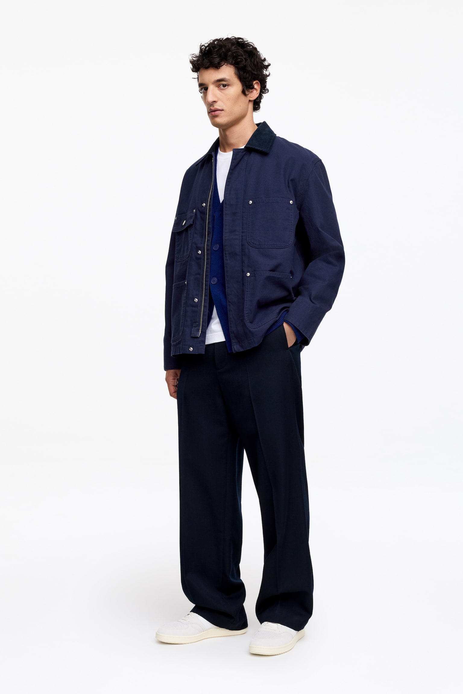 Workwear-jacka - Mörkblå - 5