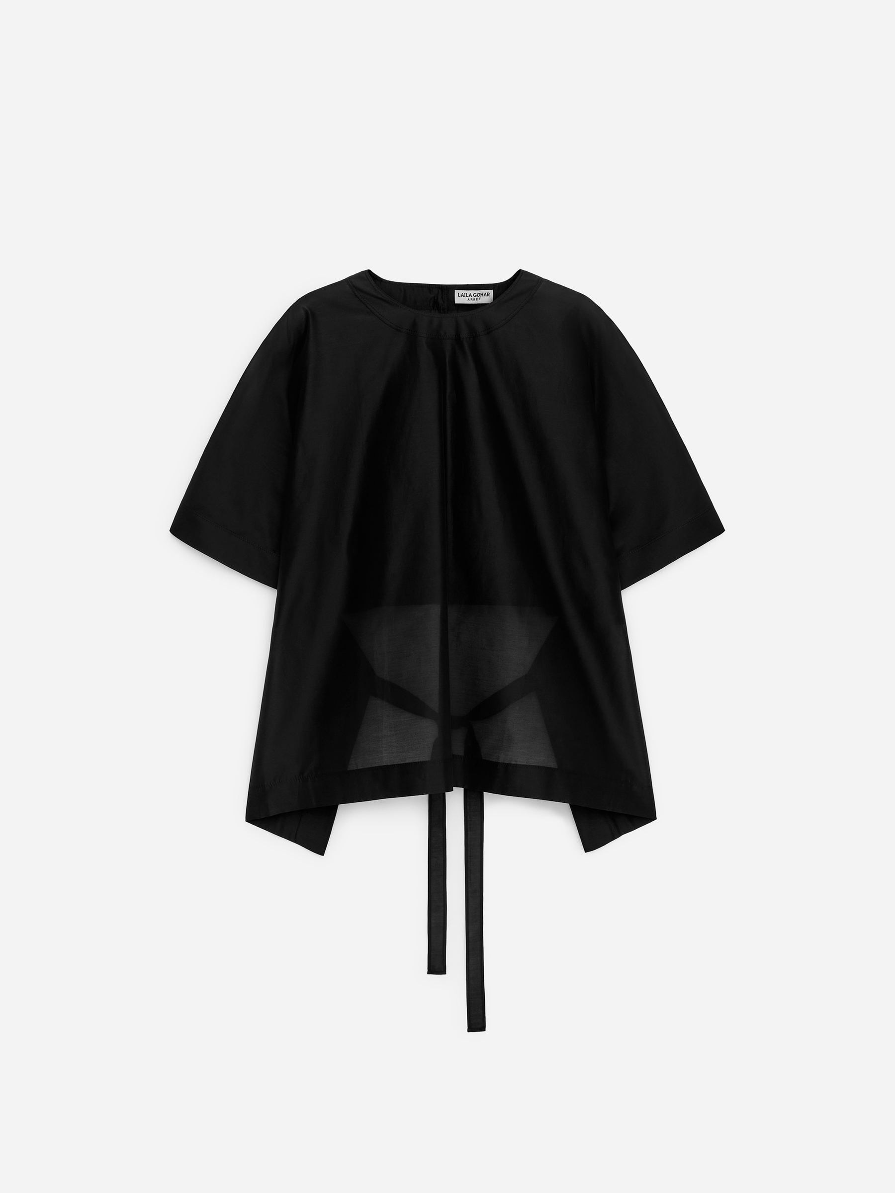 ARKET and Laila Gohar Tie-Back Top-#29272B-18777