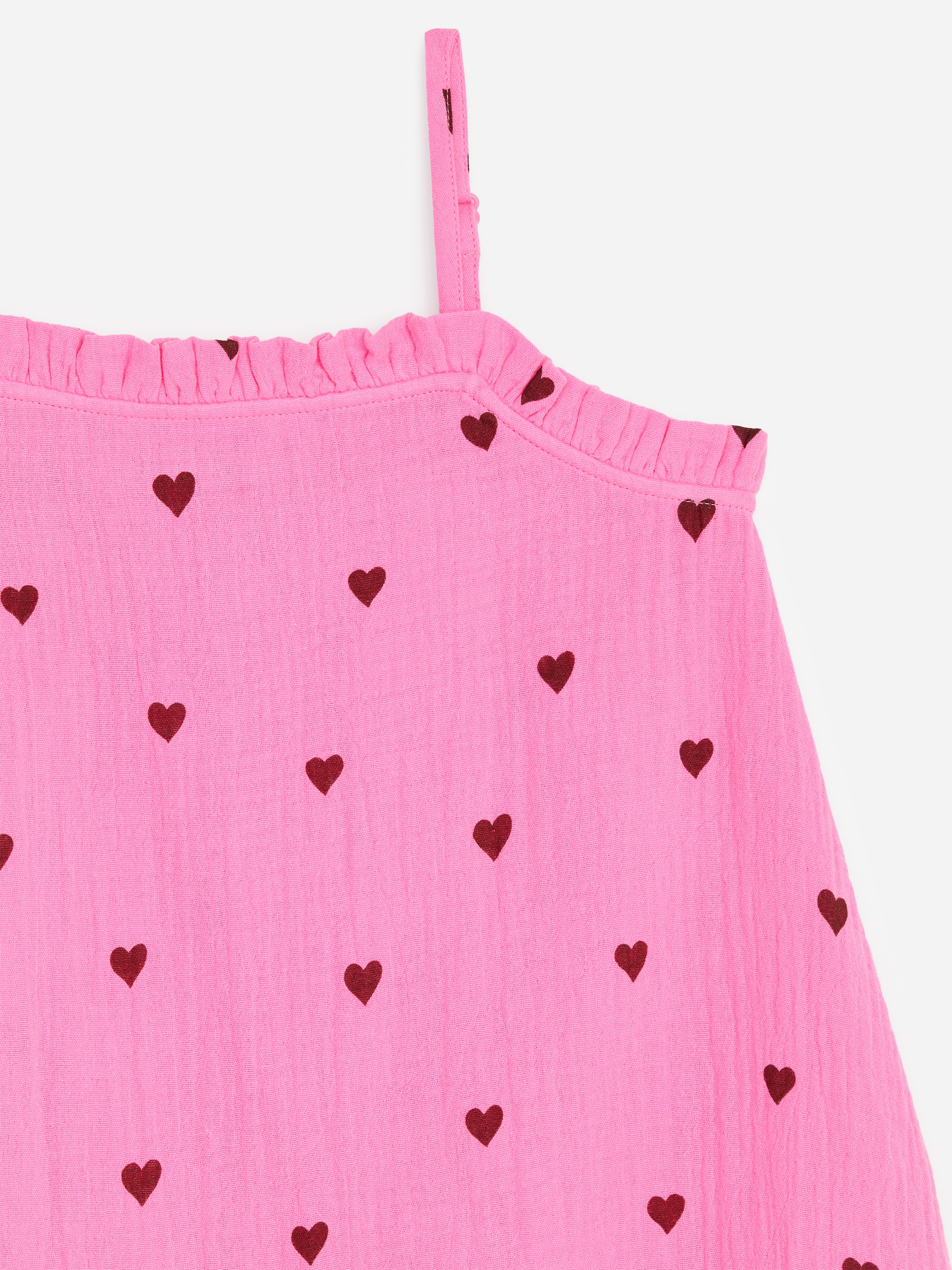 Kleid aus Baumwollmusselin - Rosa/Braun - Relaxed Fit - Children - StillMedia/DescriptiveDetail - 1