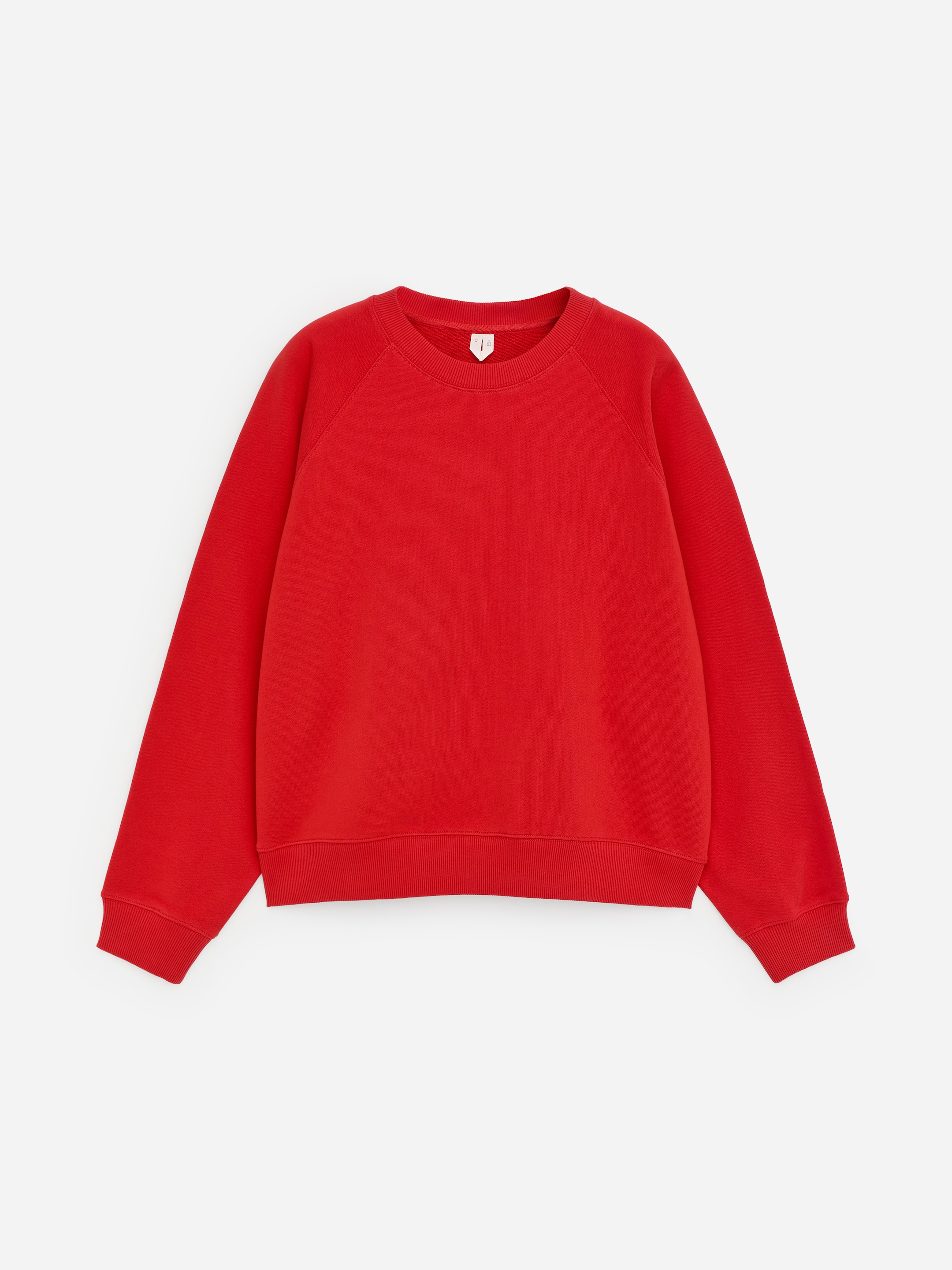 Terry Sweatshirt - Red - Regular fit - Women - StillMedia/DescriptiveStillLife - 1