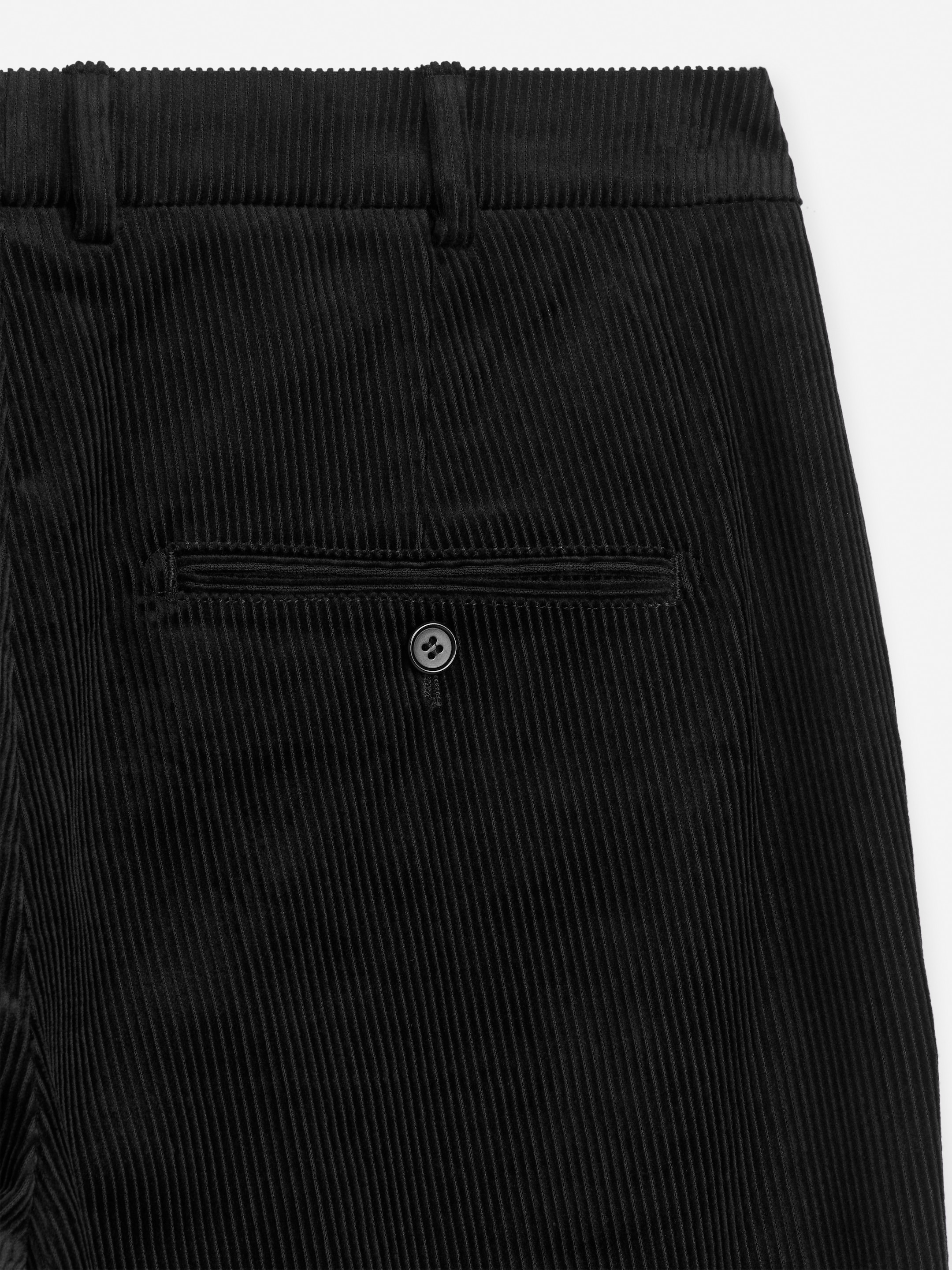Corduroy Trousers - Black - Regular fit - Men - StillMedia/DescriptiveDetail - 2