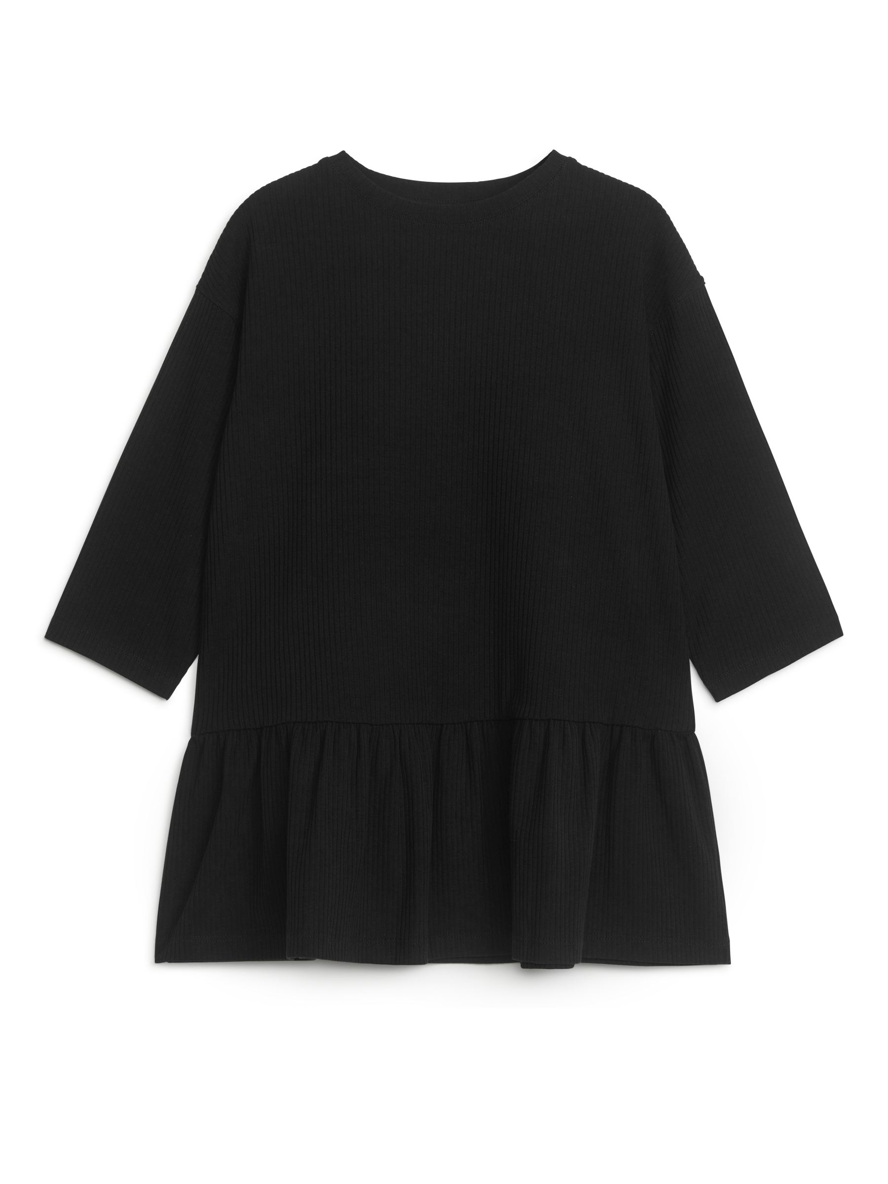 Jerseykleid mit Rüschen - Schwarz - Relaxed Fit - Kinder - StillMedia/DescriptiveStillLife - 2