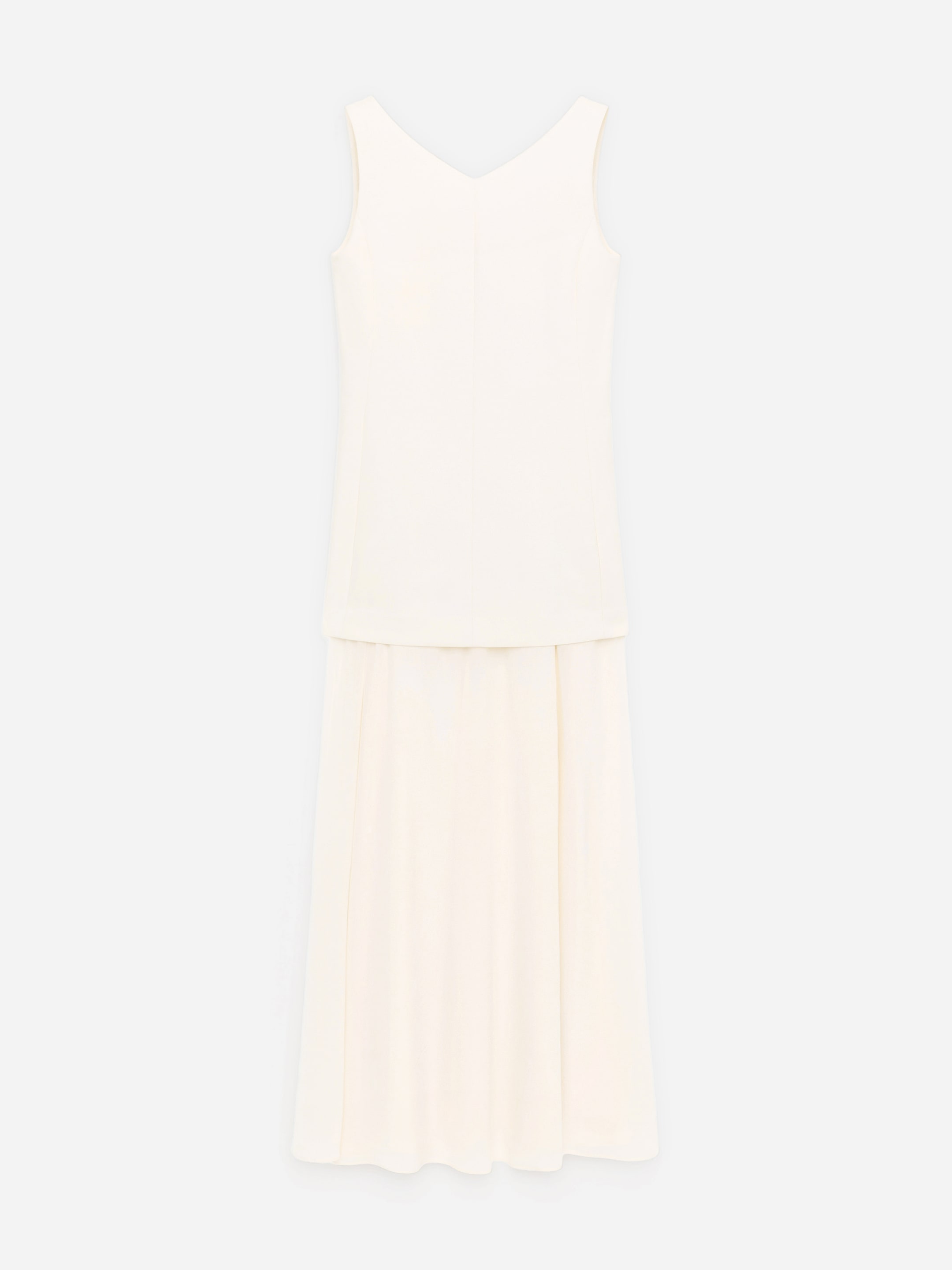 Drop-Waist Dress-Beige-17399