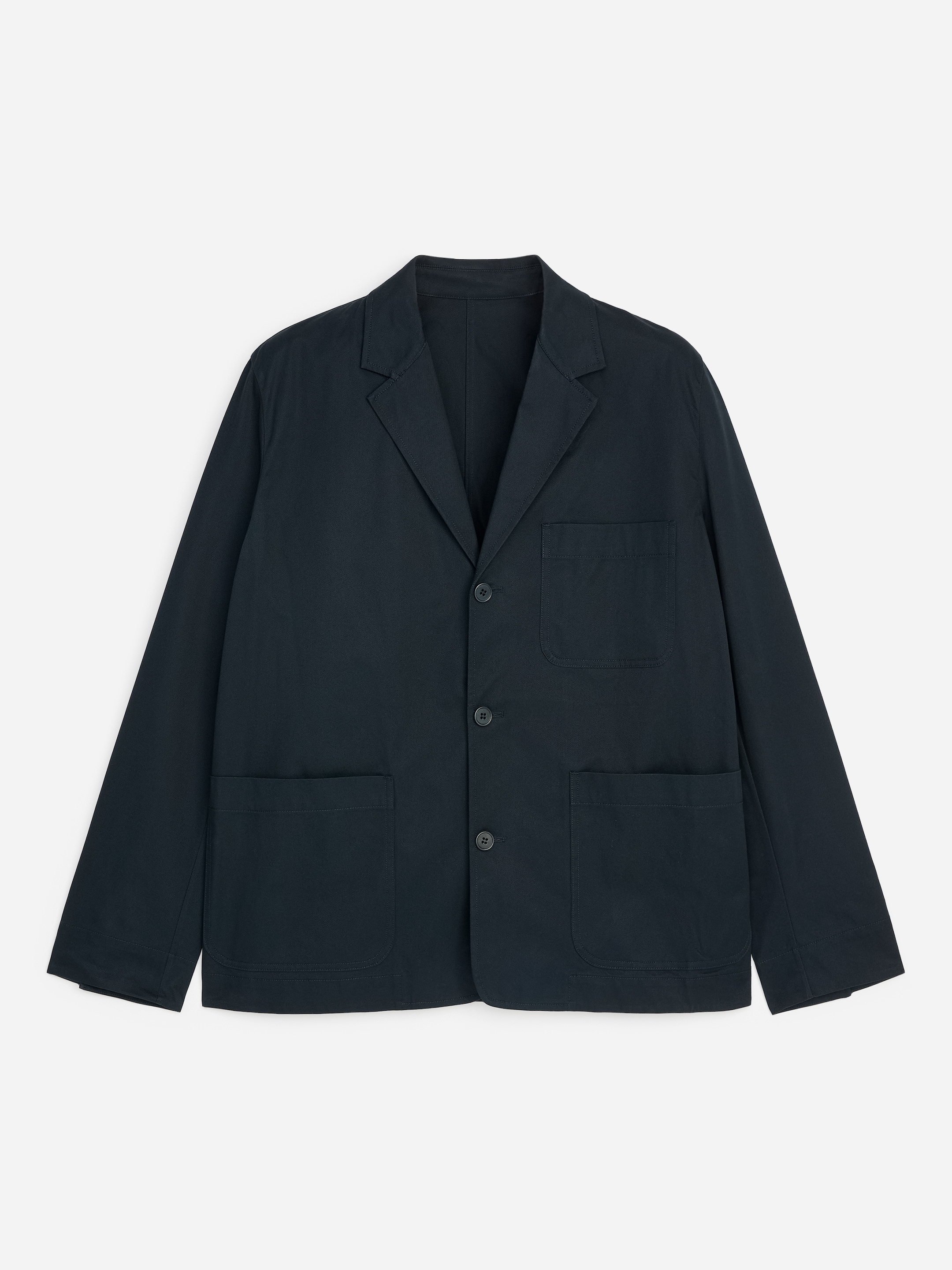 Workwear Blazer-Blue-20407