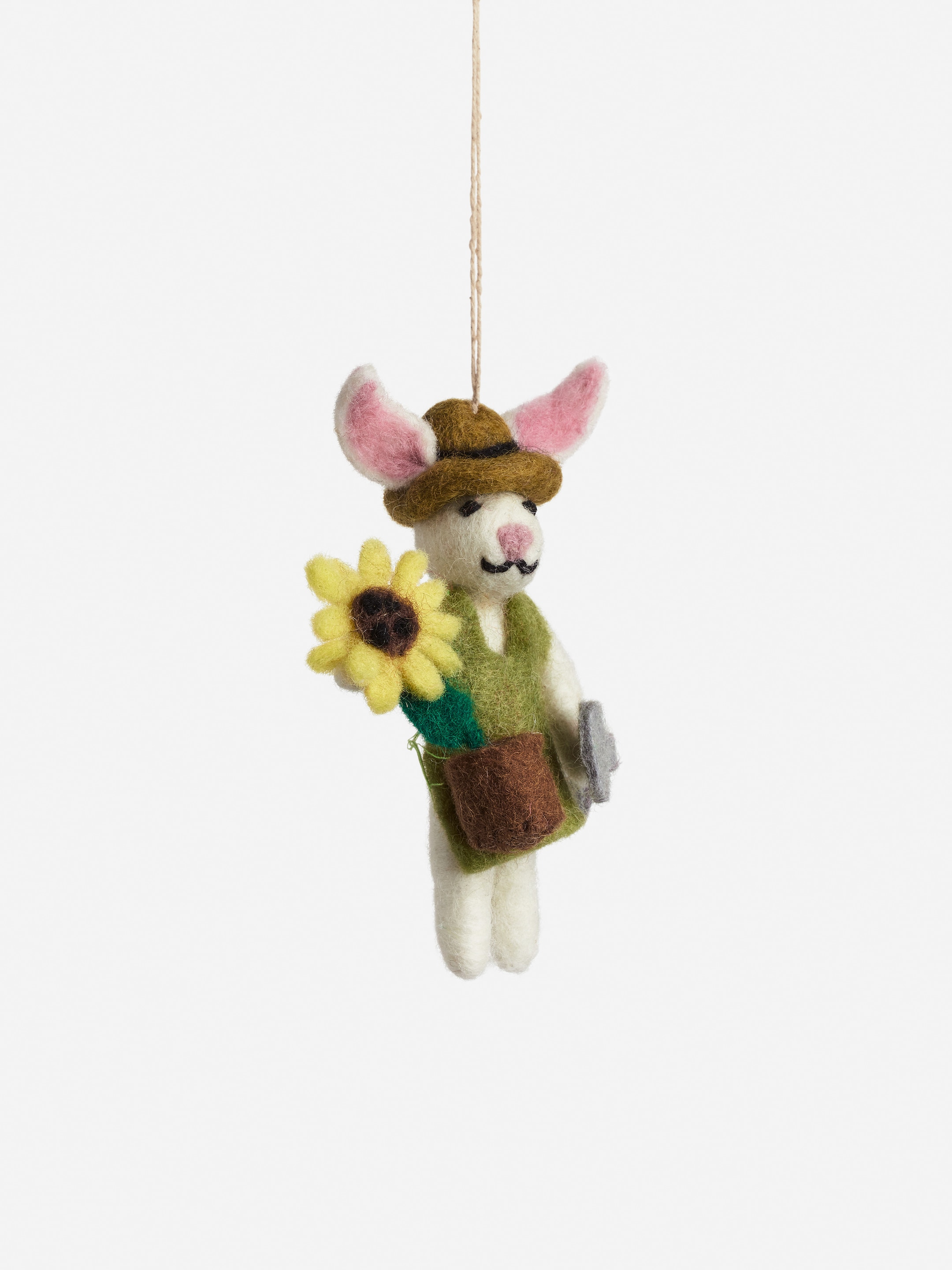 Felt So Good Greta Garden Bunny - Vit/flerfärgad - Homeware - StillMedia/DescriptiveStillLife - 1