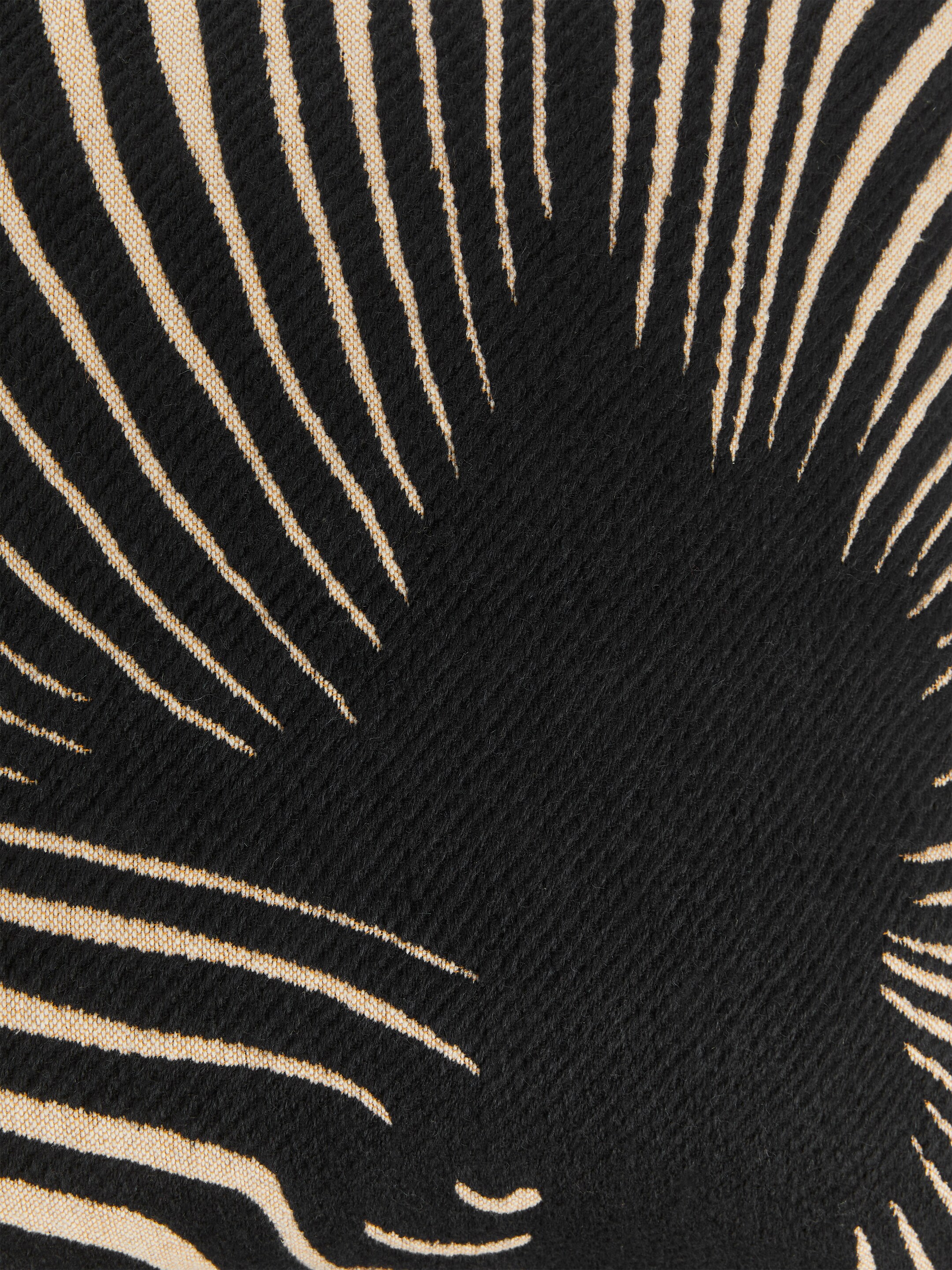 Visualizza immagine più grande: Copricuscino in misto cotone e lana 50 x 50 cm - Nero/Bianco sporco - HOME | H&M IT 3