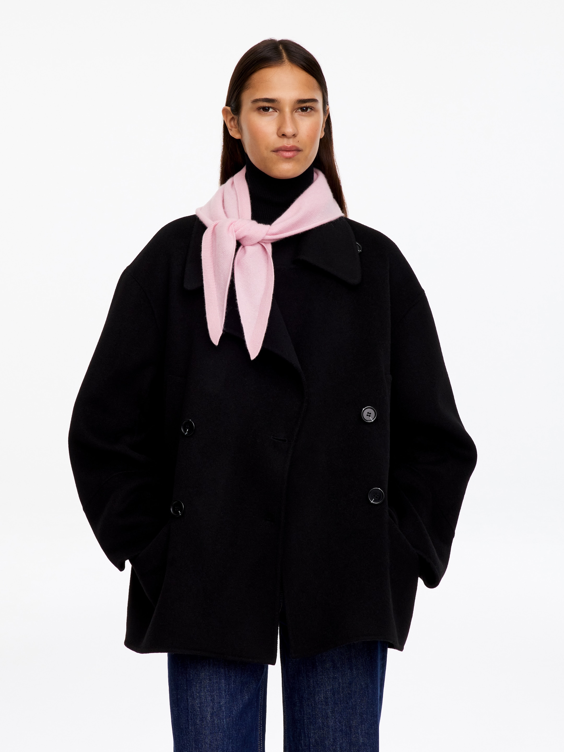 Cashmere Scarf - Pink - women - StillMedia/Lookbook - 3