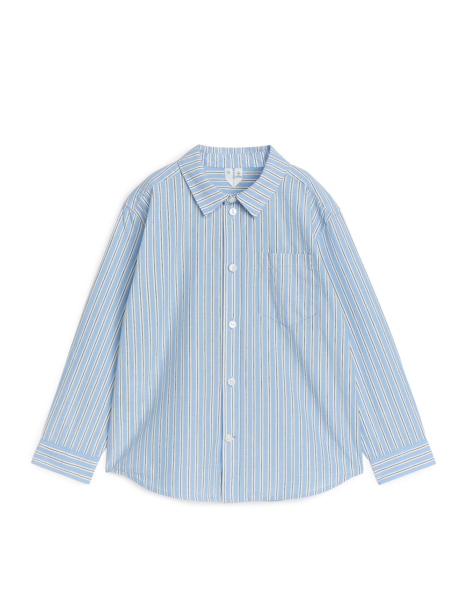 Popeline-Hemd - Blau - 1