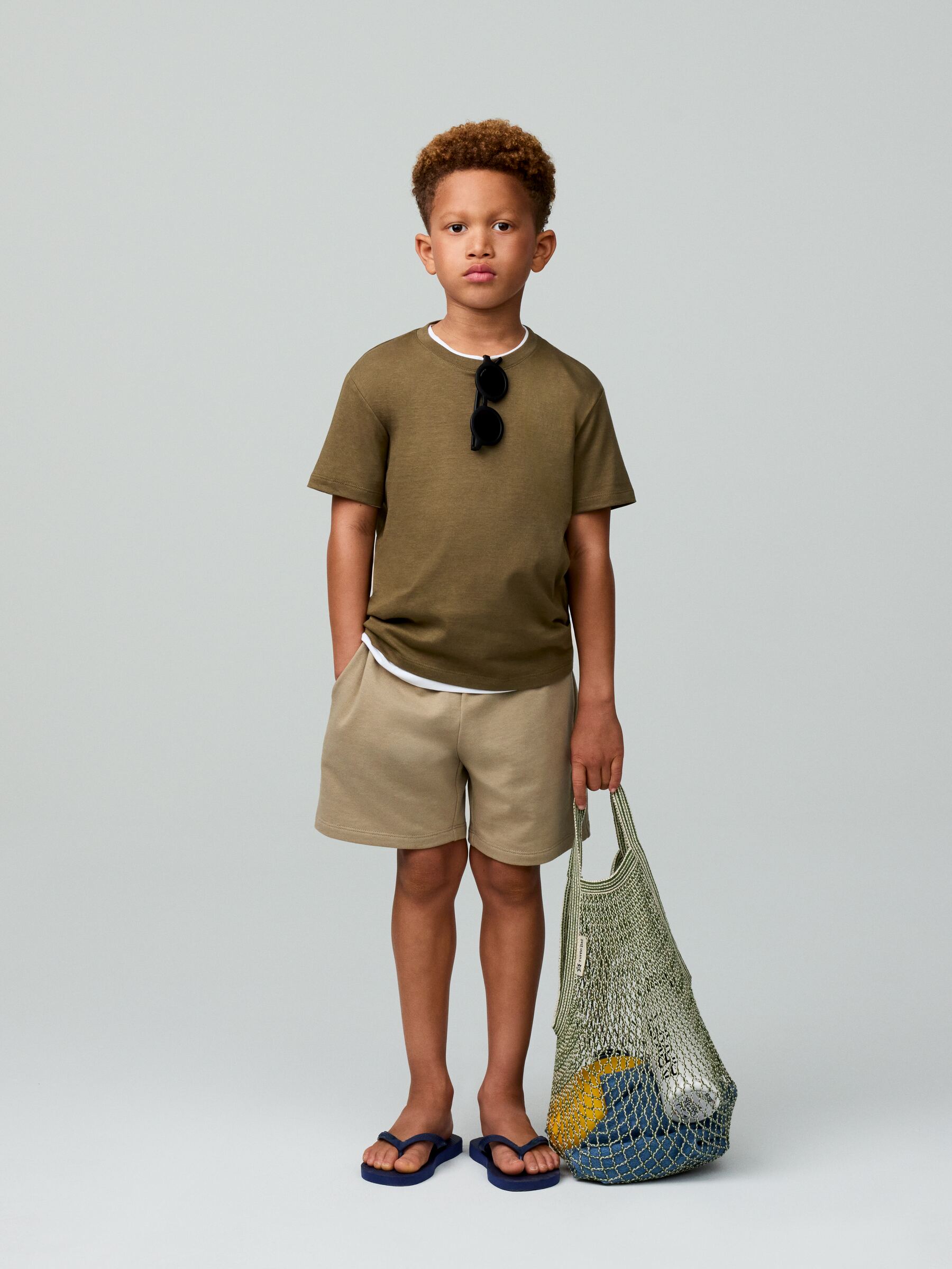 Short en jersey-#94907D-19083
