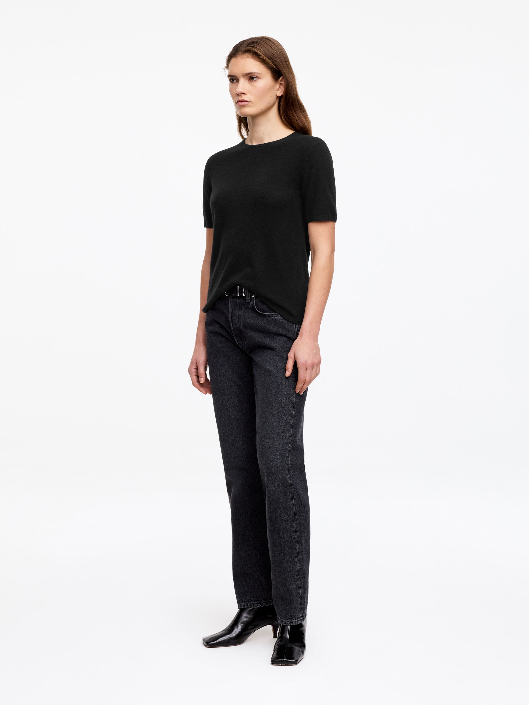 Pure Cashmere Top - Black - Regular fit - Women - StillMedia/Lookbook - 3