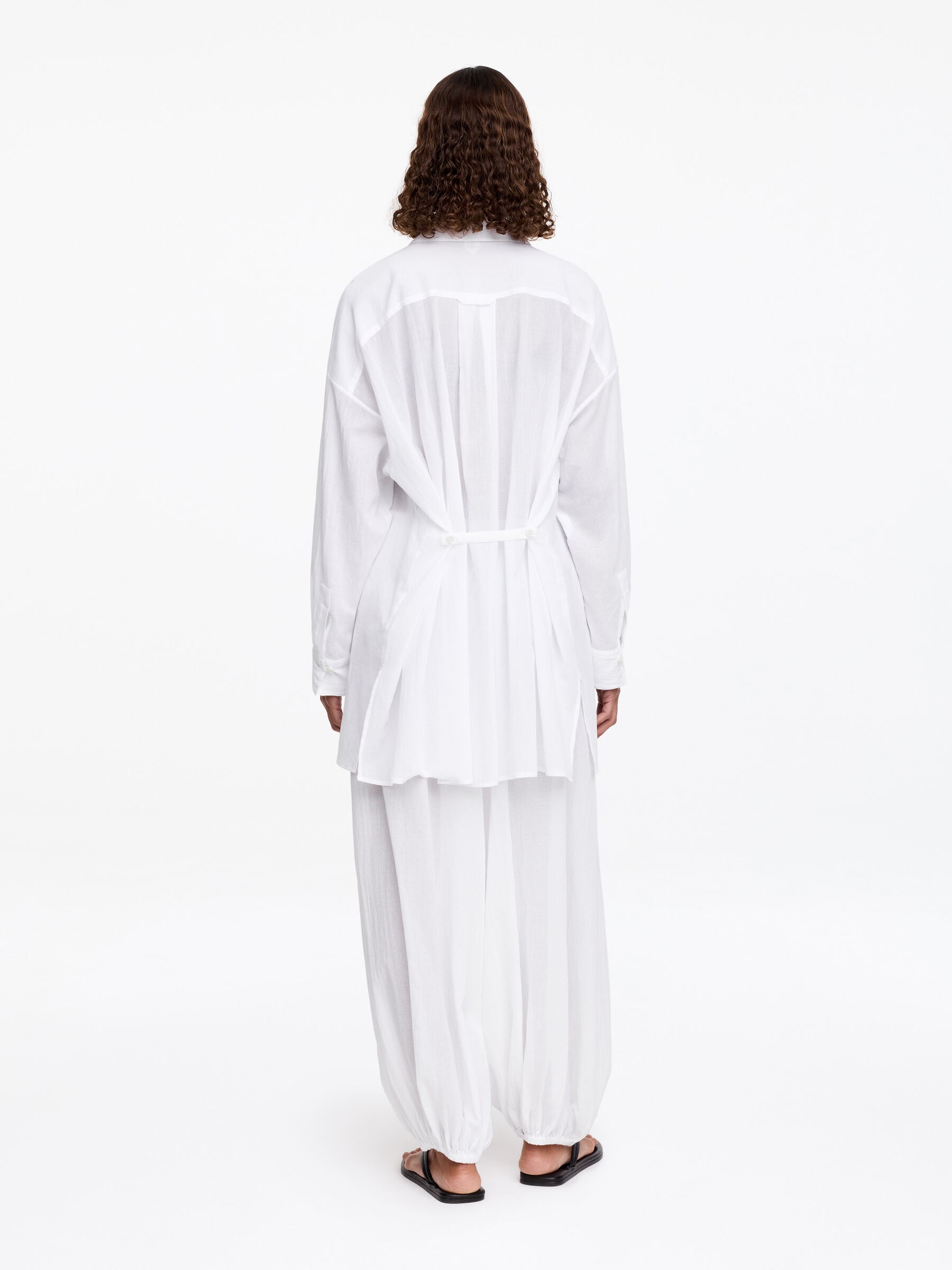 Camicia con silhouette allungata - Bianco - Women - StillMedia/Lookbook - 4