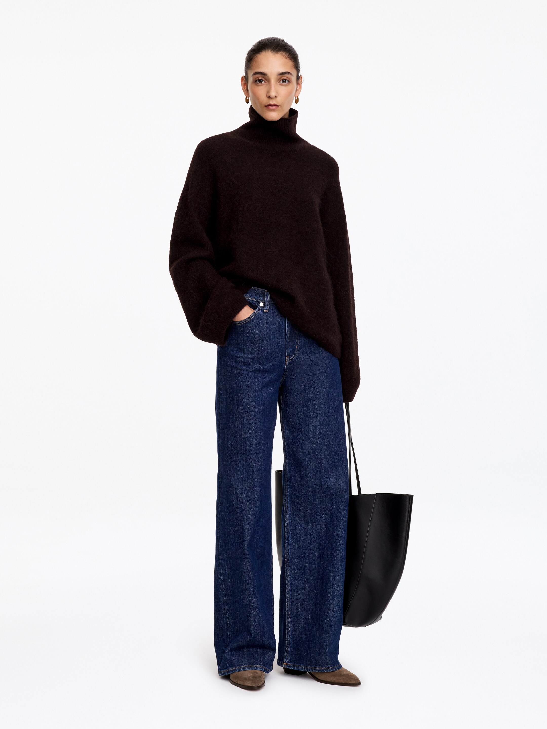 Stövletter i mocka - Mörk mole - women - StillMedia/Lookbook - 5