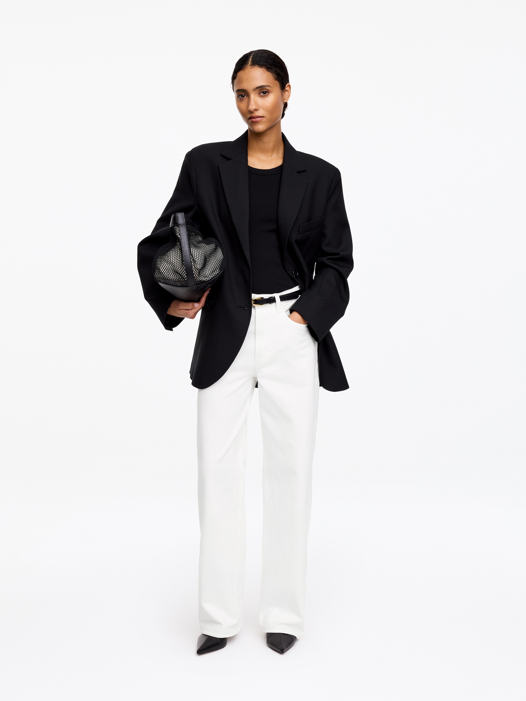 CORAL Wide Jeans - Weiß - Relaxed Fit - Damen - StillMedia/Lookbook - 6