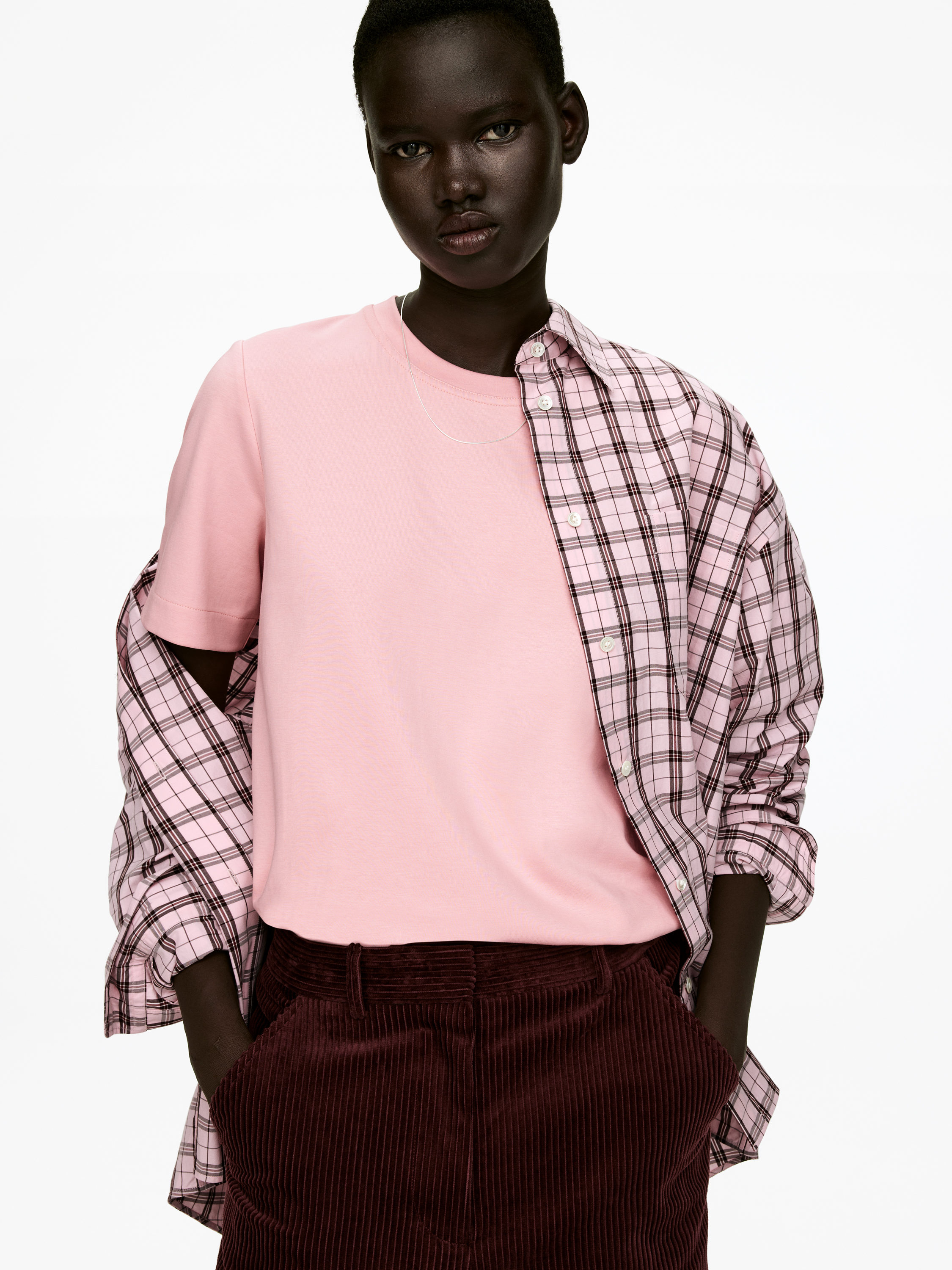 PEARL Heavyweight T-Shirt - Pink - Regular fit - Women - StillMedia/Lookbook - 6