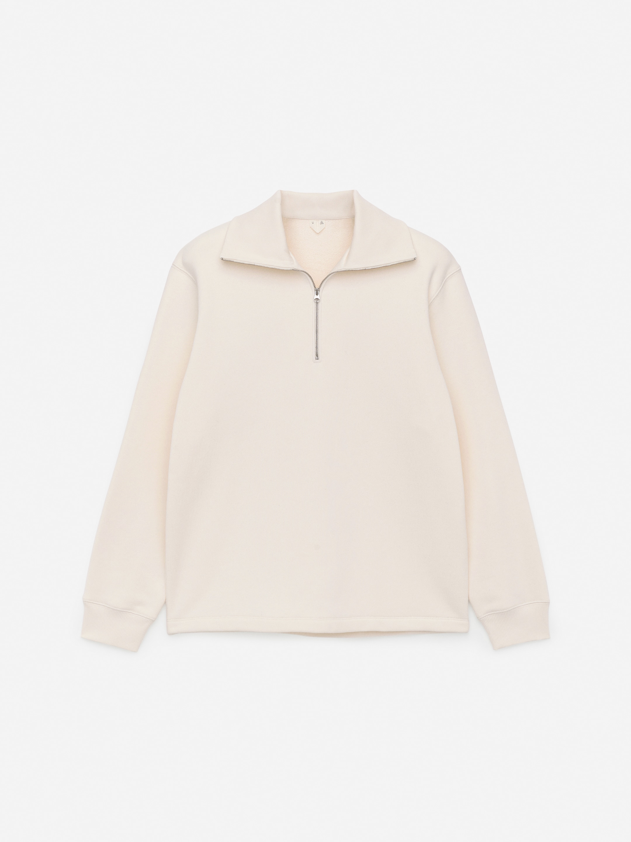 Sweatshirt med half zip - Vit - Regular fit - Men - StillMedia/DescriptiveStillLife - 2