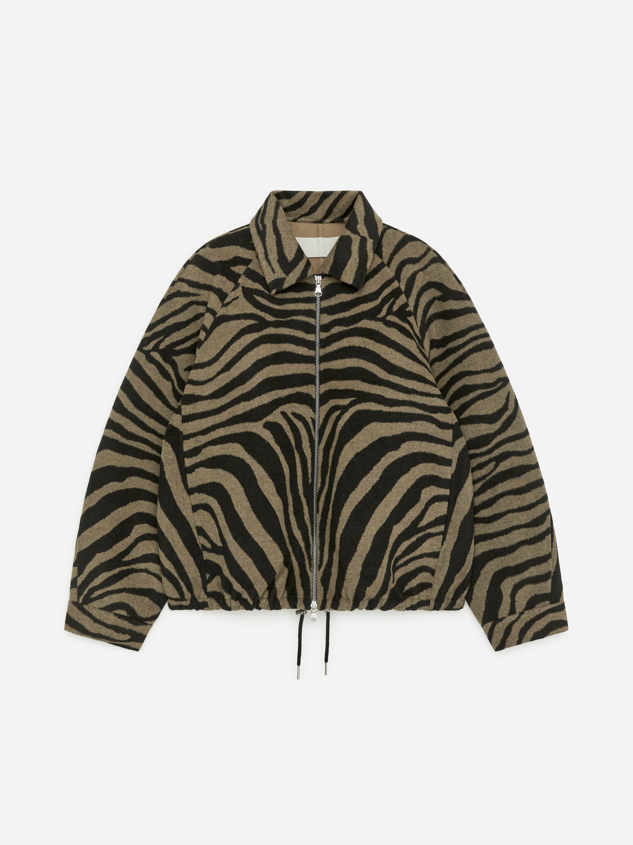 Ver imagen más grande: Chaqueta en jacquard - Beige/negro - MUJER | H&M ES 5