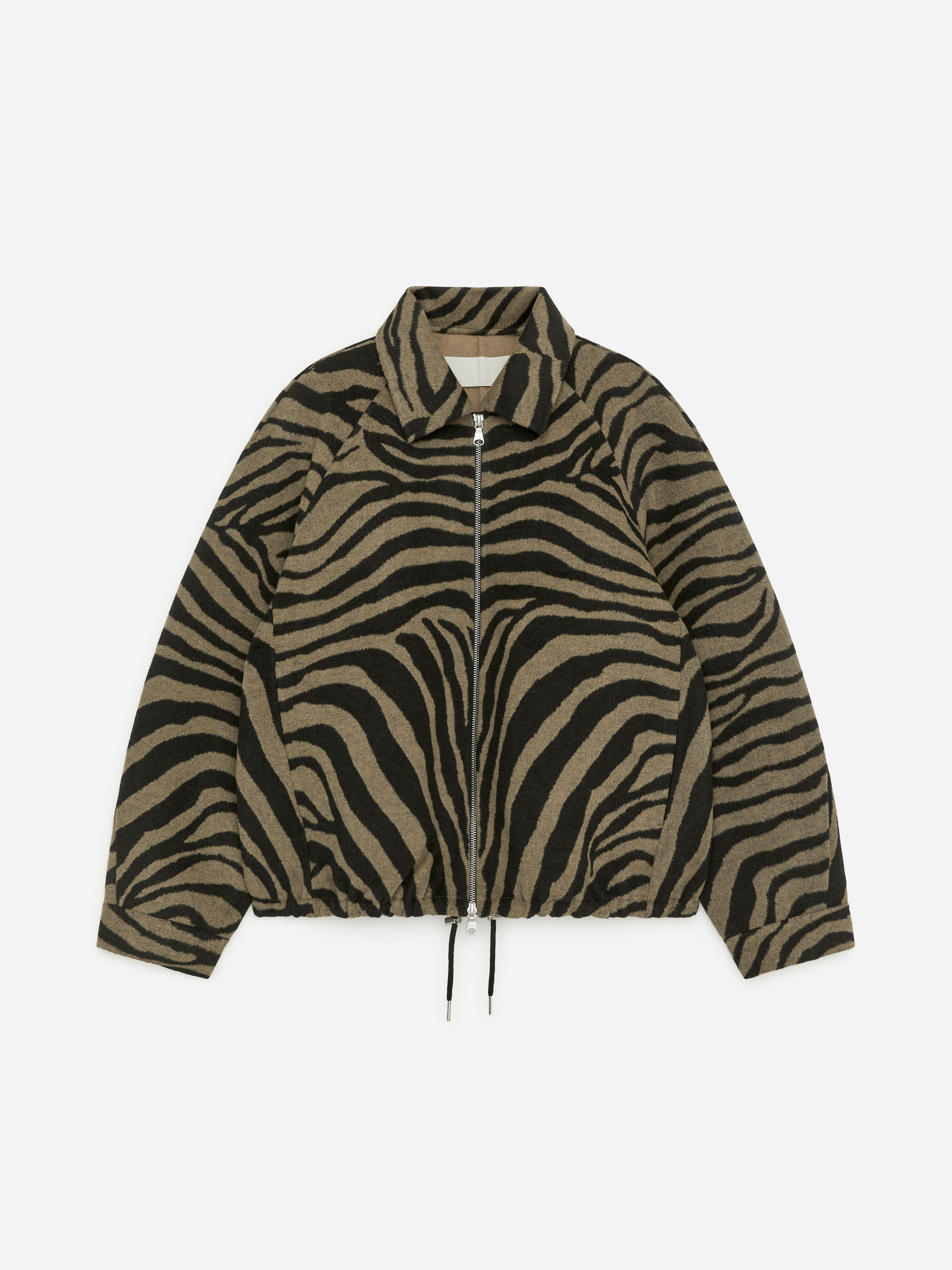 Veste jacquard - Beige/Noir - Relaxed fit - Femme - StillMedia/DescriptiveStillLife - 2