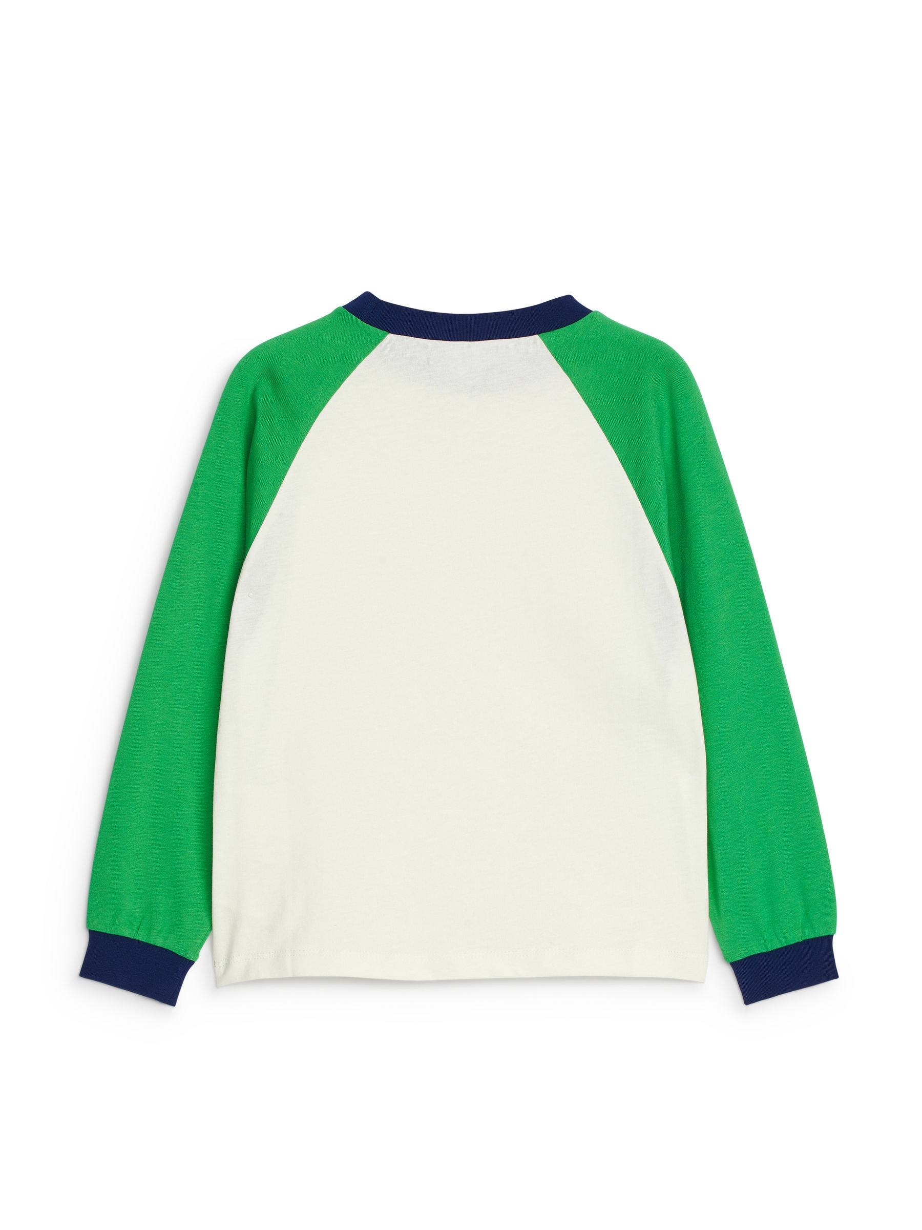 Langarmshirt - Weiß/Grün - Relaxed Fit - Kinder - StillMedia/DescriptiveStillLife - 1