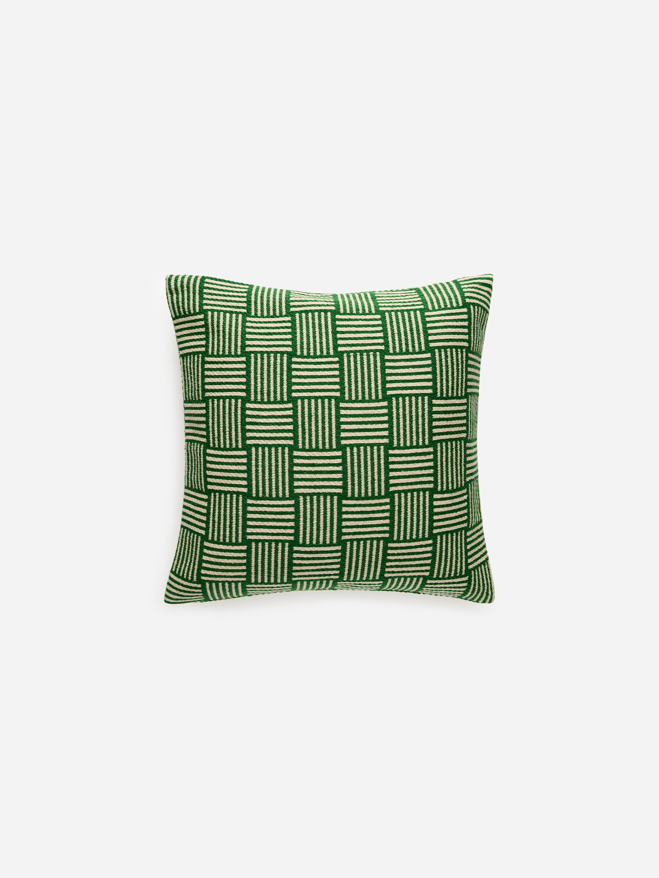 Ver imagem maior: Capa de almofada de algodão e lã 50 x 50 cm - Verde - HOME | H&M PT 2