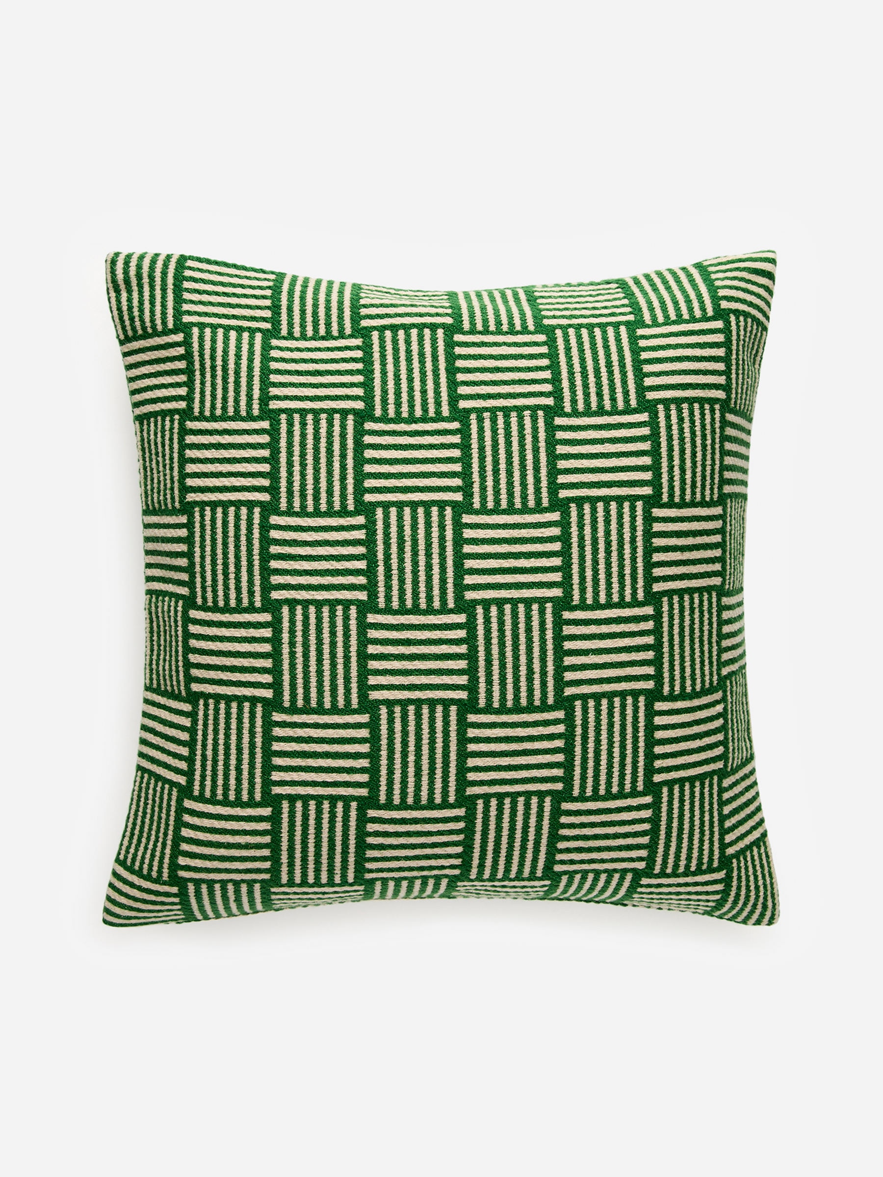 Kopfkissenbezug aus Baumwolle und Wolle 50 x 50 cm - Grün - Haushaltswaren - StillMedia/DescriptiveStillLife - 3