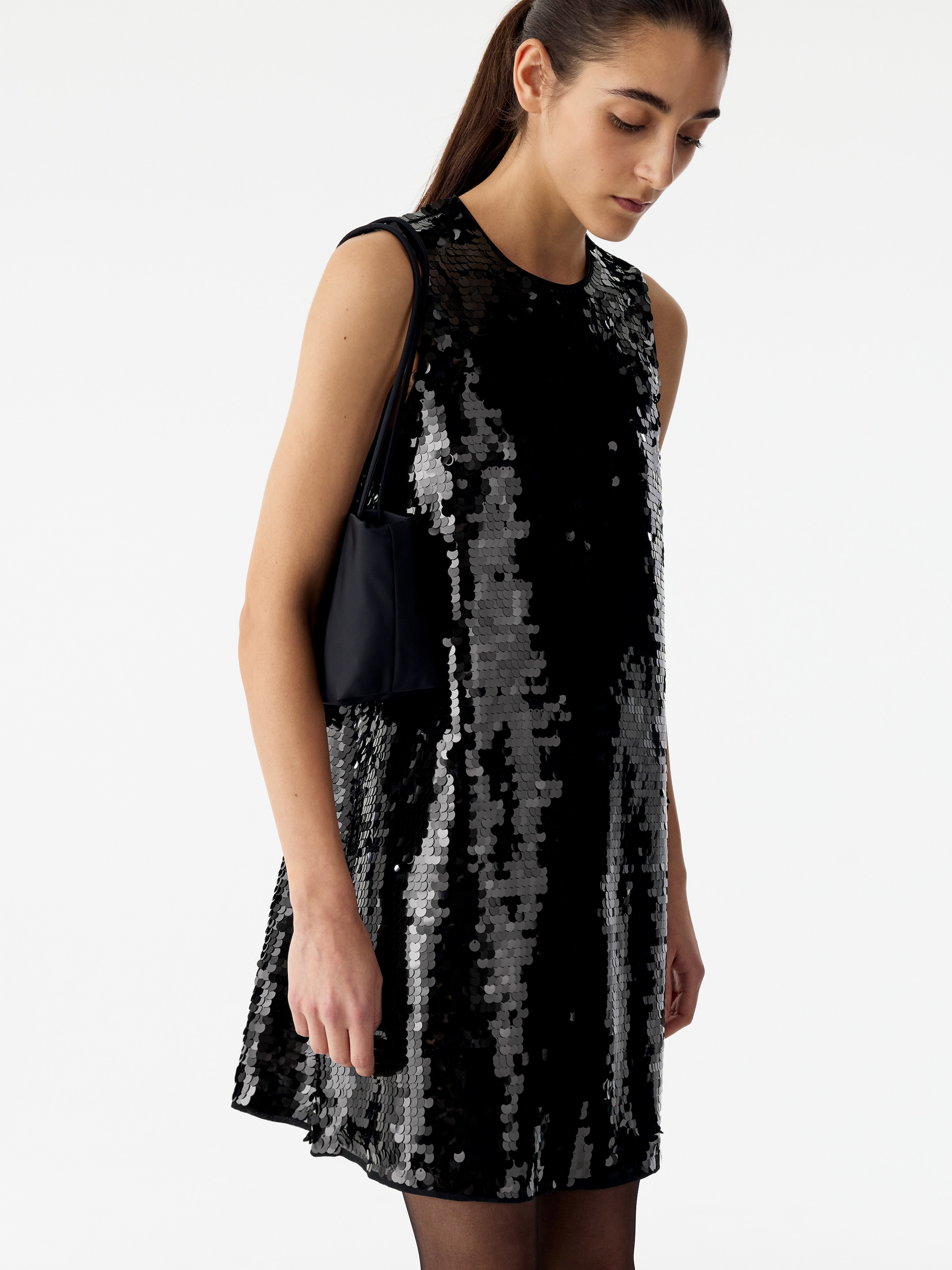 Mini abito con paillettes - Nero - Regular fit - women - StillMedia/Lookbook - 4