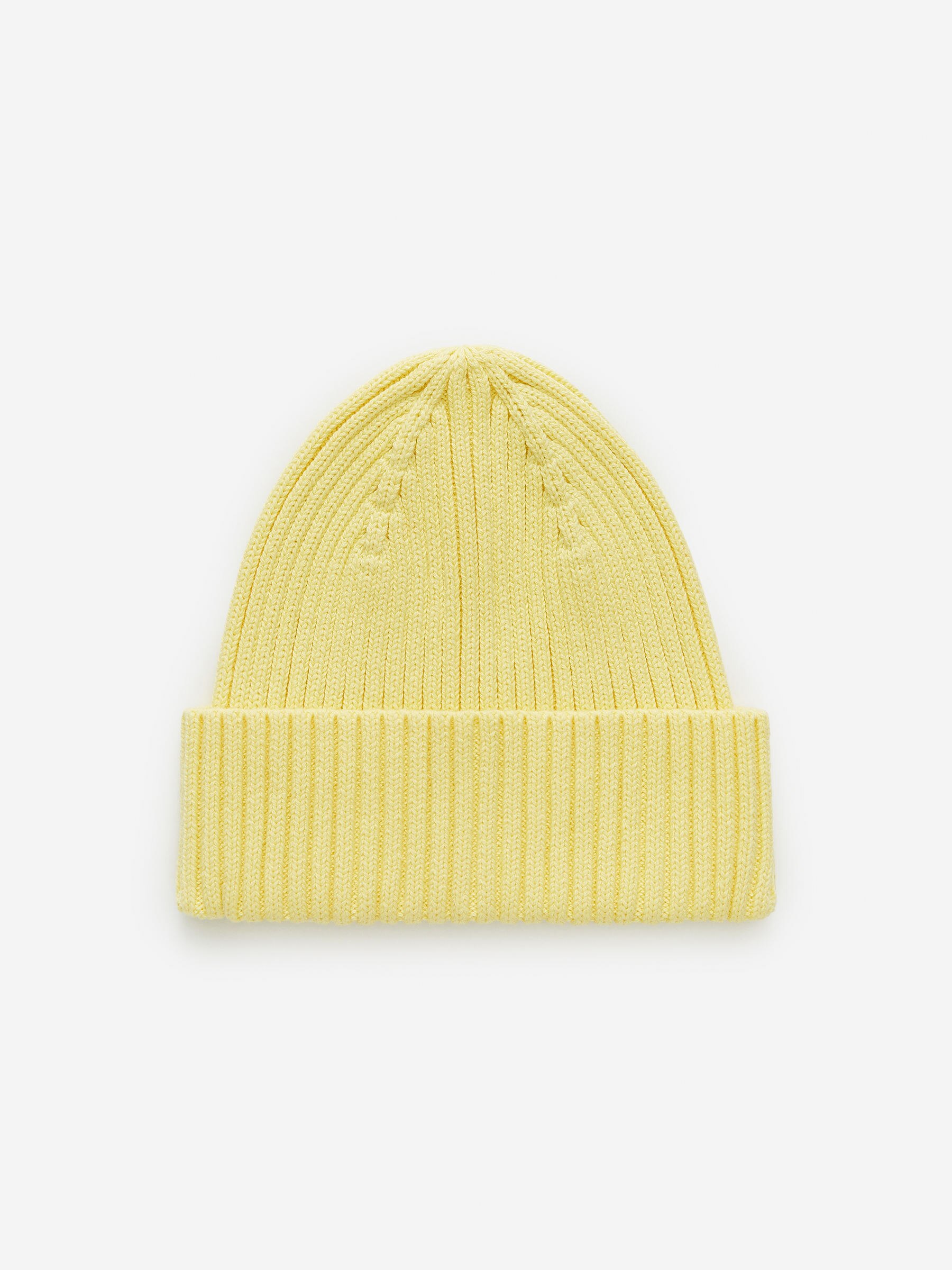 Rib Knit Beanie – Yellow – Children – ARKET NO