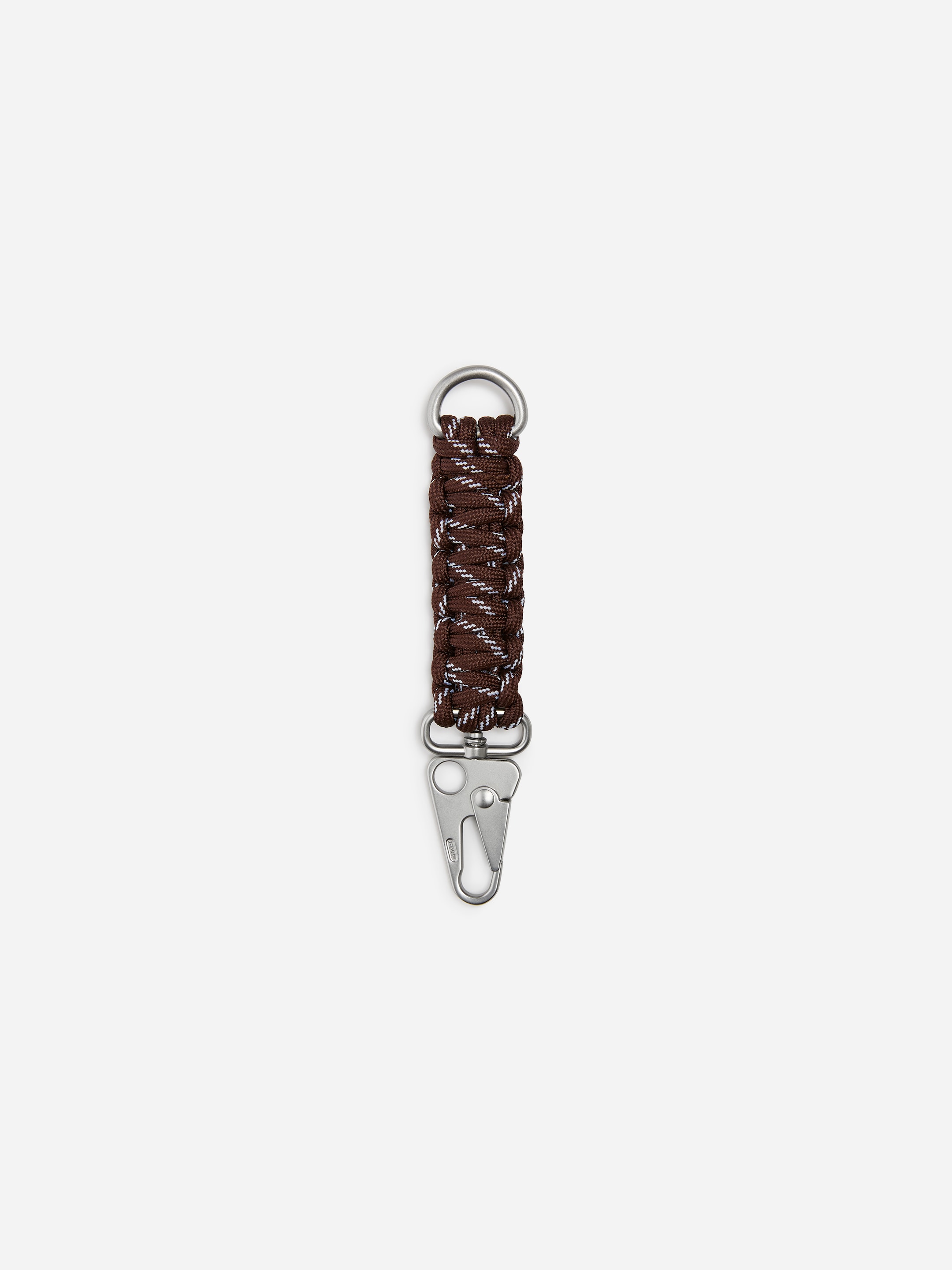 Geflochtener Schlüsselanhänger-Brown-20381