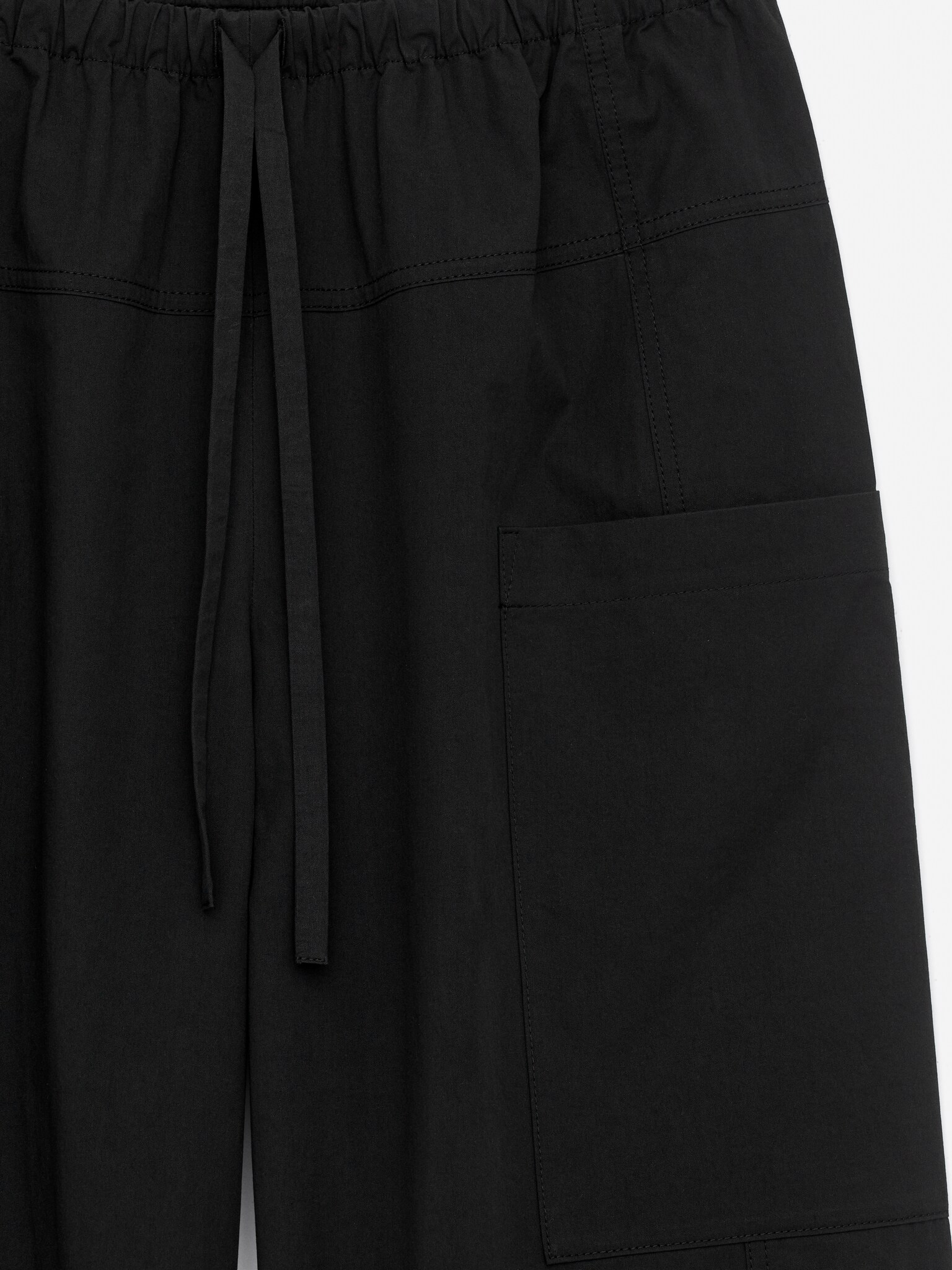 Pantalon jambes barrel - Noir - 5