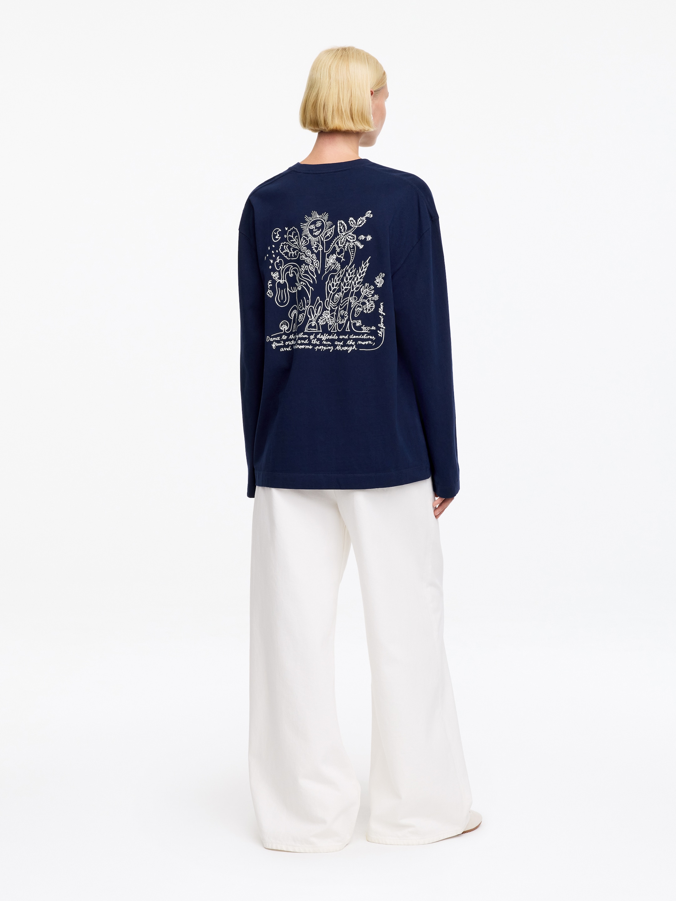 ARKET CAFÉ Long sleeve T-Shirt - Dark Blue - Regular fit - Café - StillMedia/Lookbook - 8