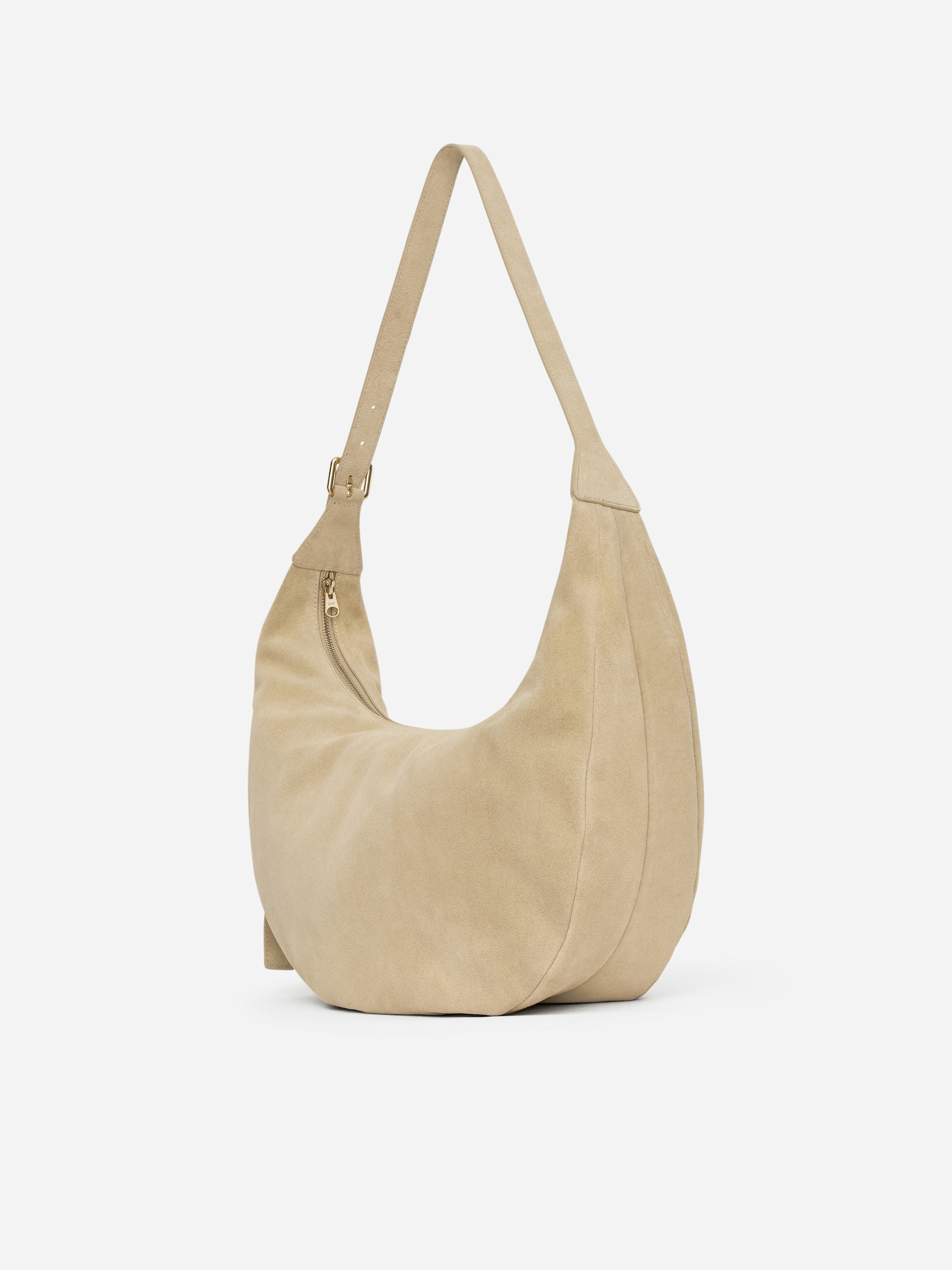 Väska i spaltmocka - Beige - Women - StillMedia/DescriptiveStillLife - 1