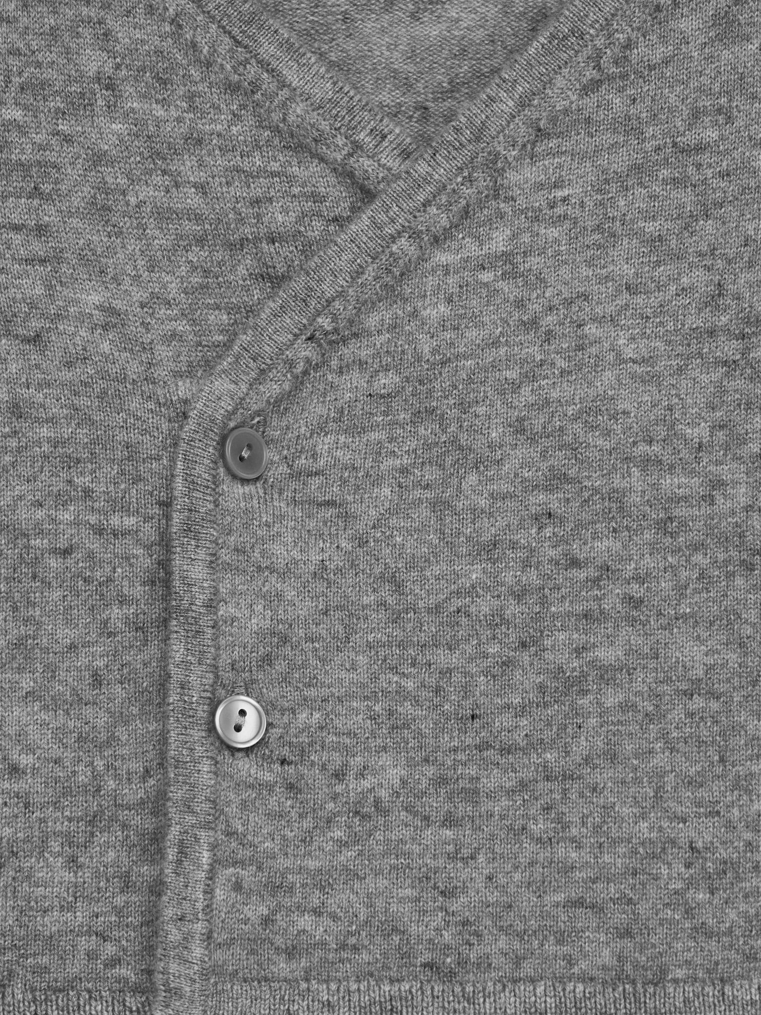 Cardigan en cachemire pour nouveau-né - gris - 3